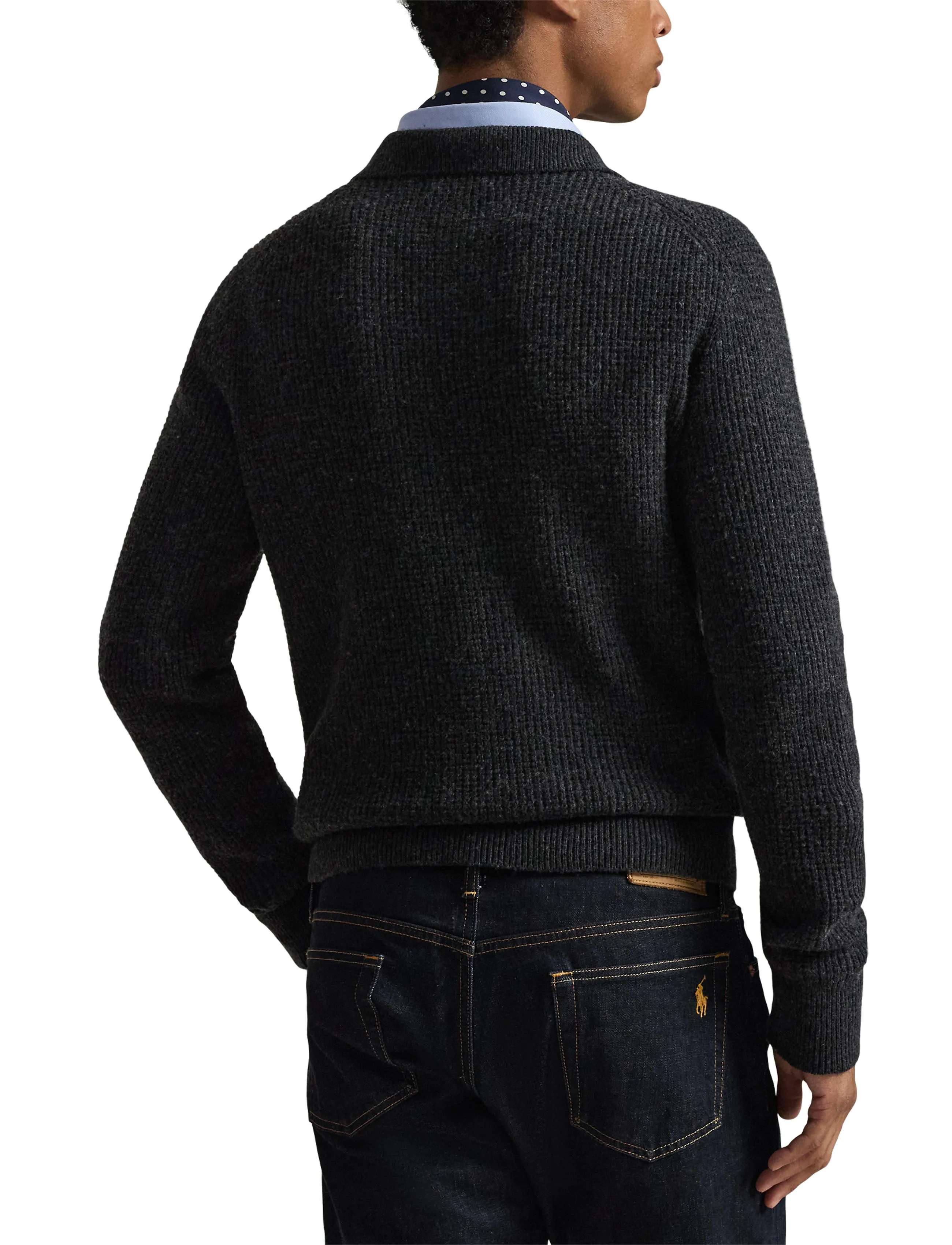 Polo Ralph Lauren Cotton Wool-Lsl-Plo pikéer herr – bild 4