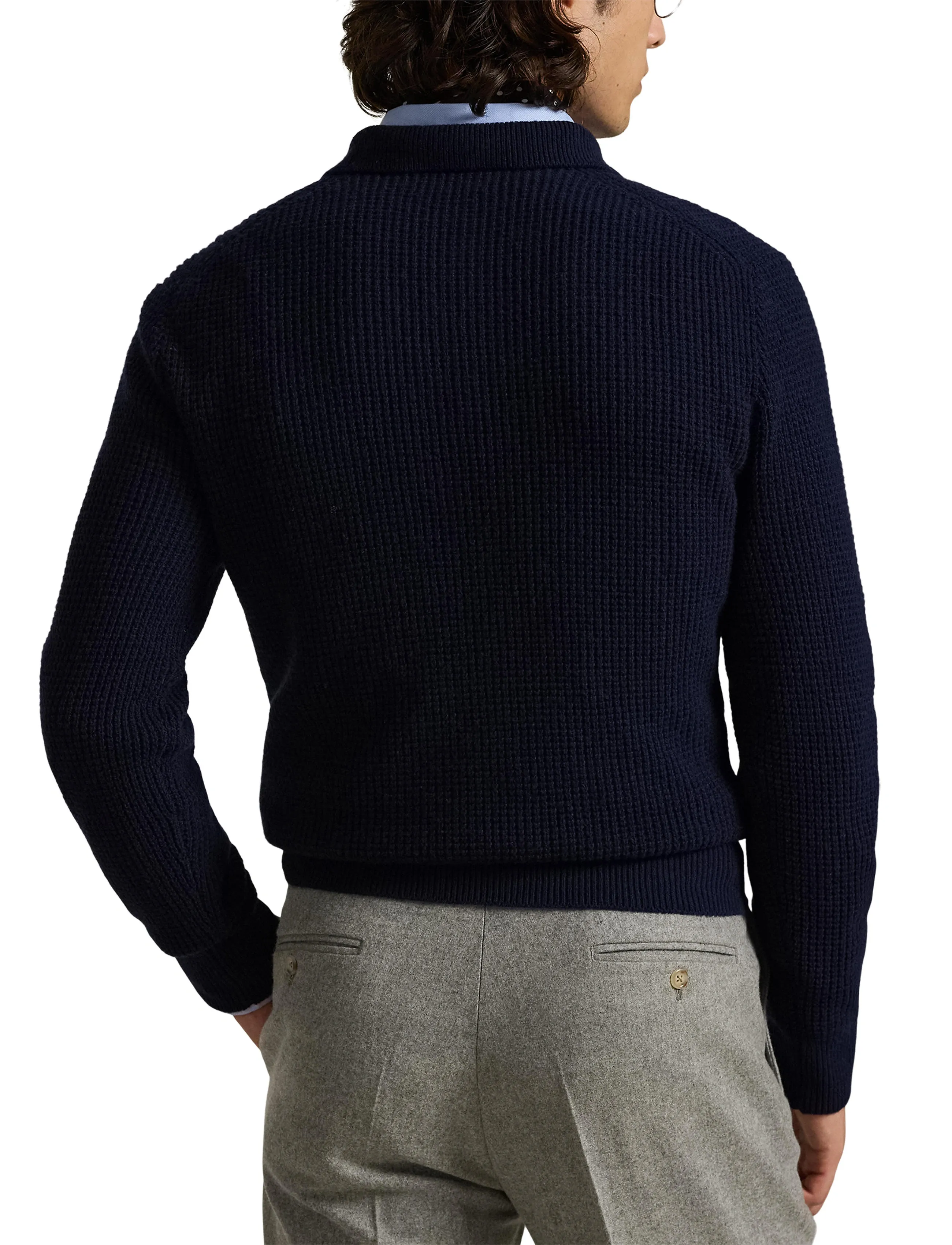 Polo Ralph Lauren Cotton Wool-Lsl-Plo pikéer herr – bild 5