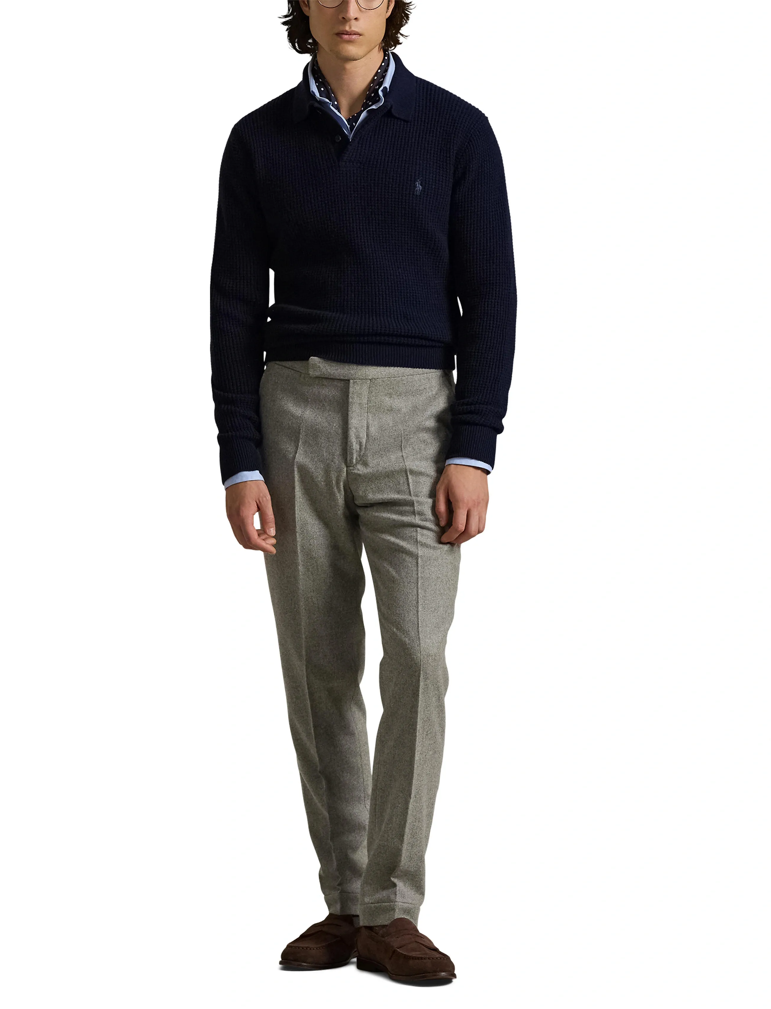 Polo Ralph Lauren Cotton Wool-Lsl-Plo pikéer herr – bild 7