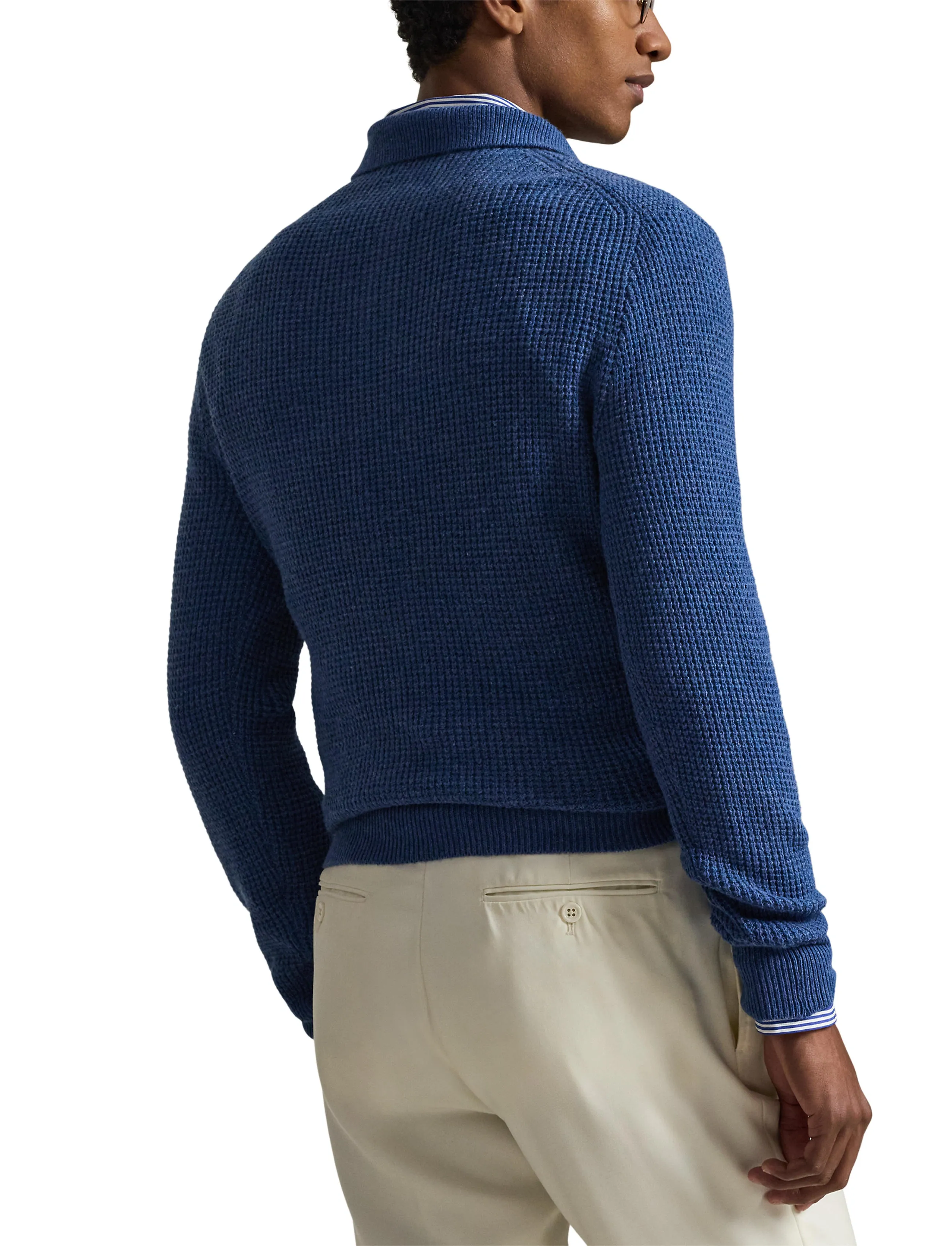 Polo Ralph Lauren Cotton Wool-Lsl-Plo pikéer herr – bild 4