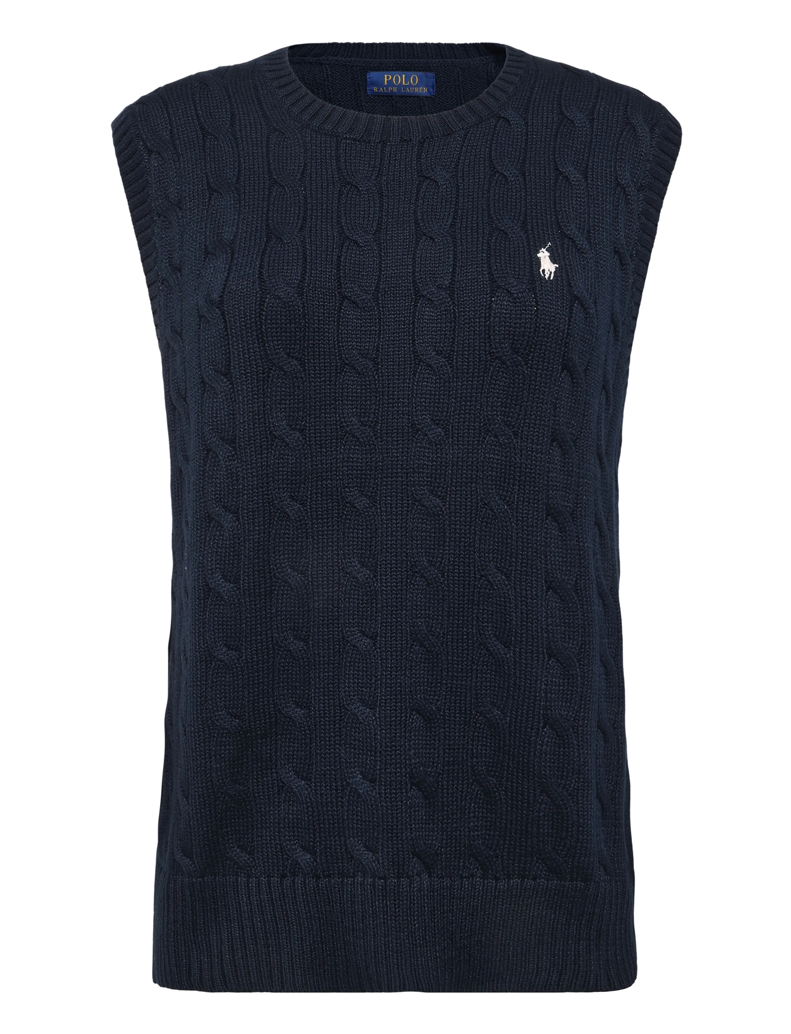 Polo Ralph Lauren Cable-Knit Cotton Sweater Vest - Kleidung - HUNTER NAVY W/ C8 / navy