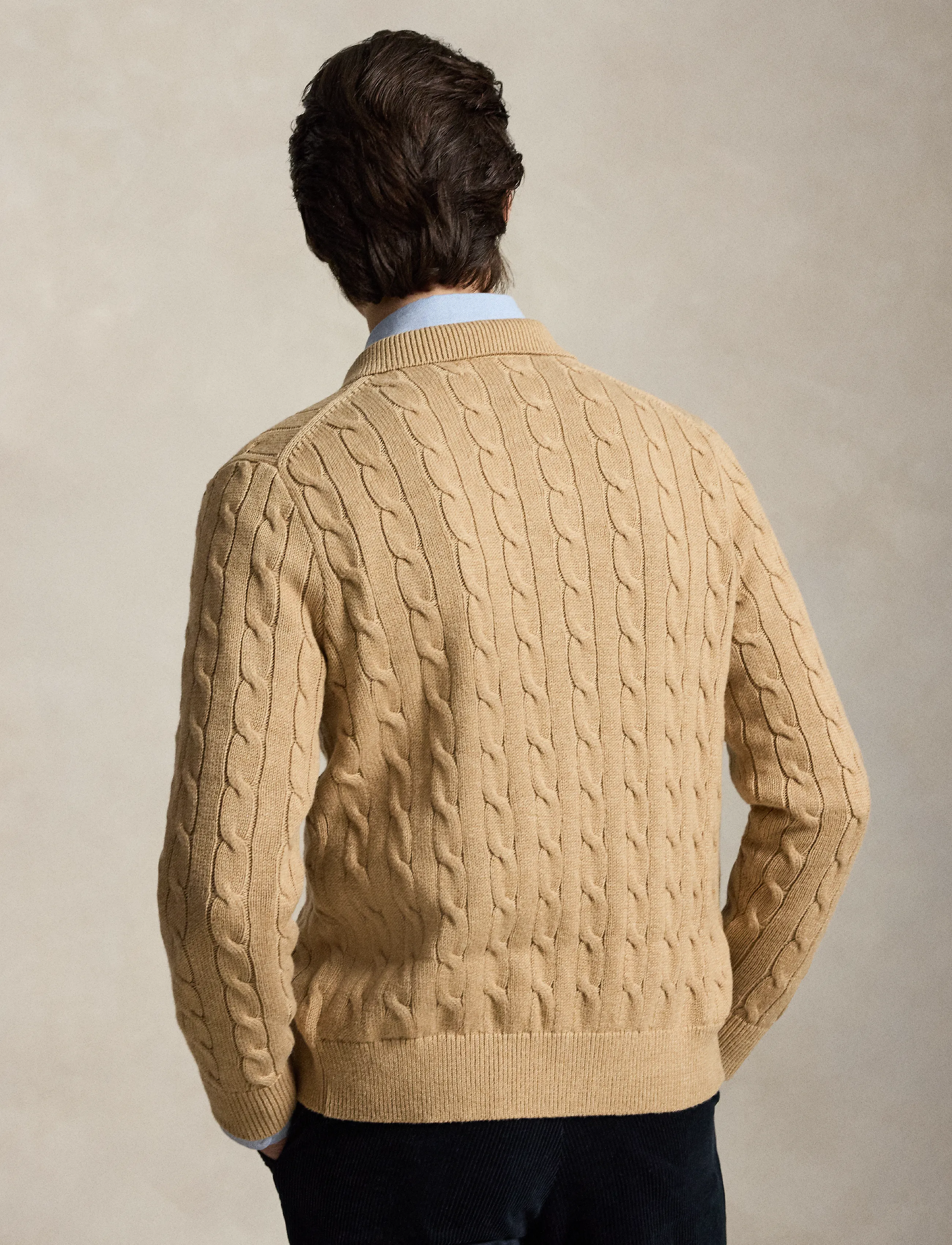 Polo Ralph Lauren Cable-Knit Cotton Cardigan herr – bild 2