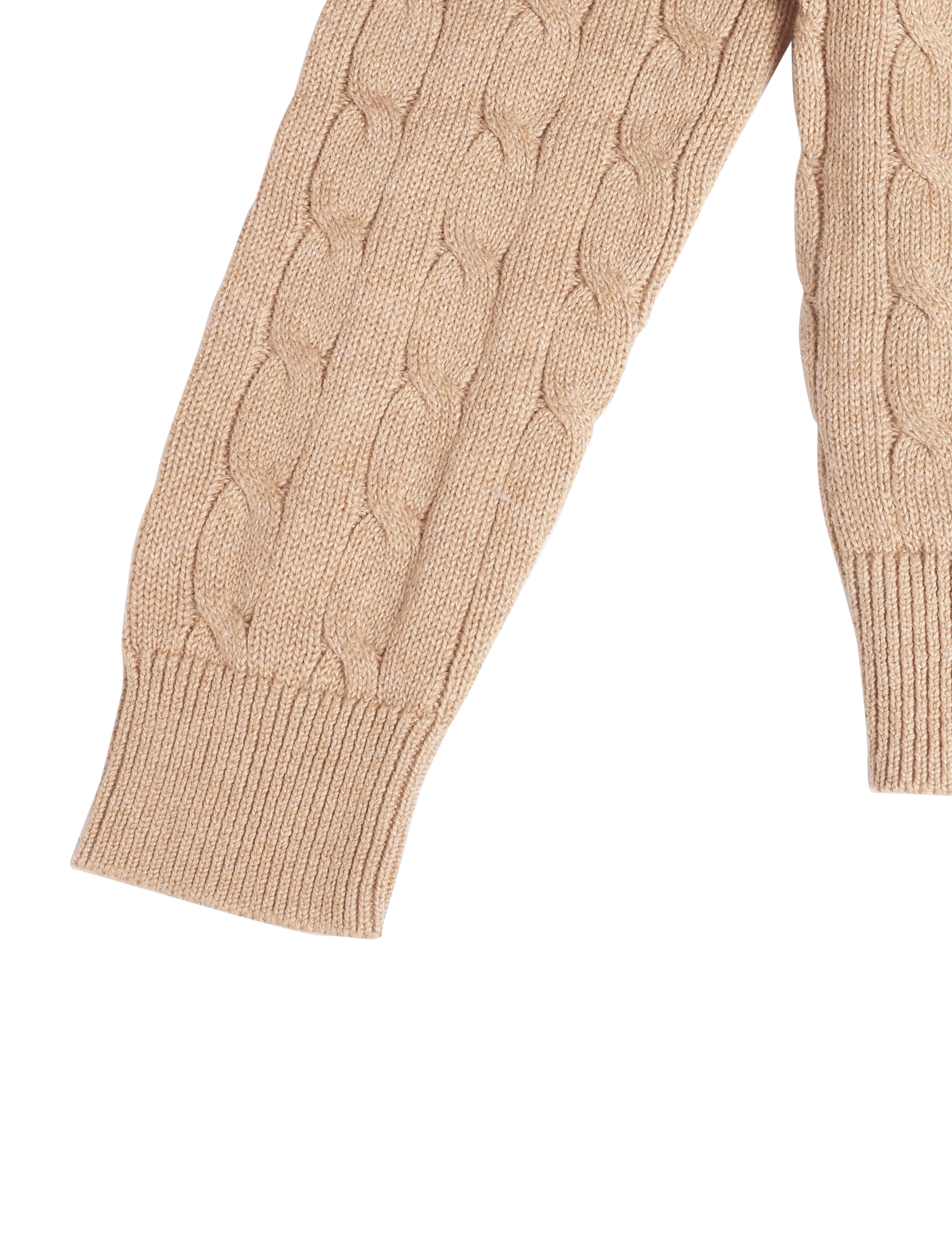 Polo Ralph Lauren - 5/1 ROVING COTTON-LSL-CRD - cardigans - camel melange - 3