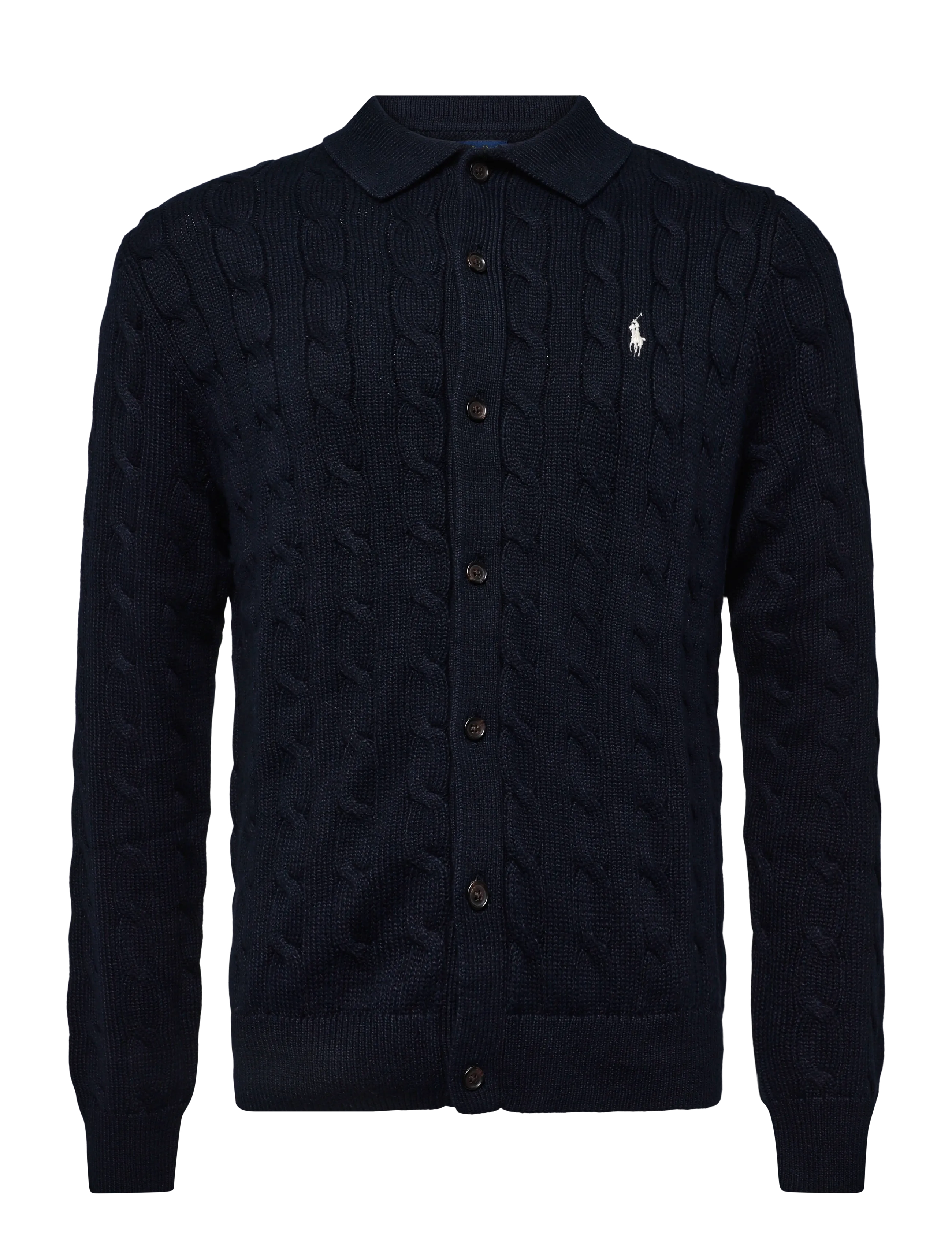 Polo Ralph Lauren 5/1 ROVING COTTON-LSL-CRD - Cardigans - HUNTER NAVY W/ C8 / navy