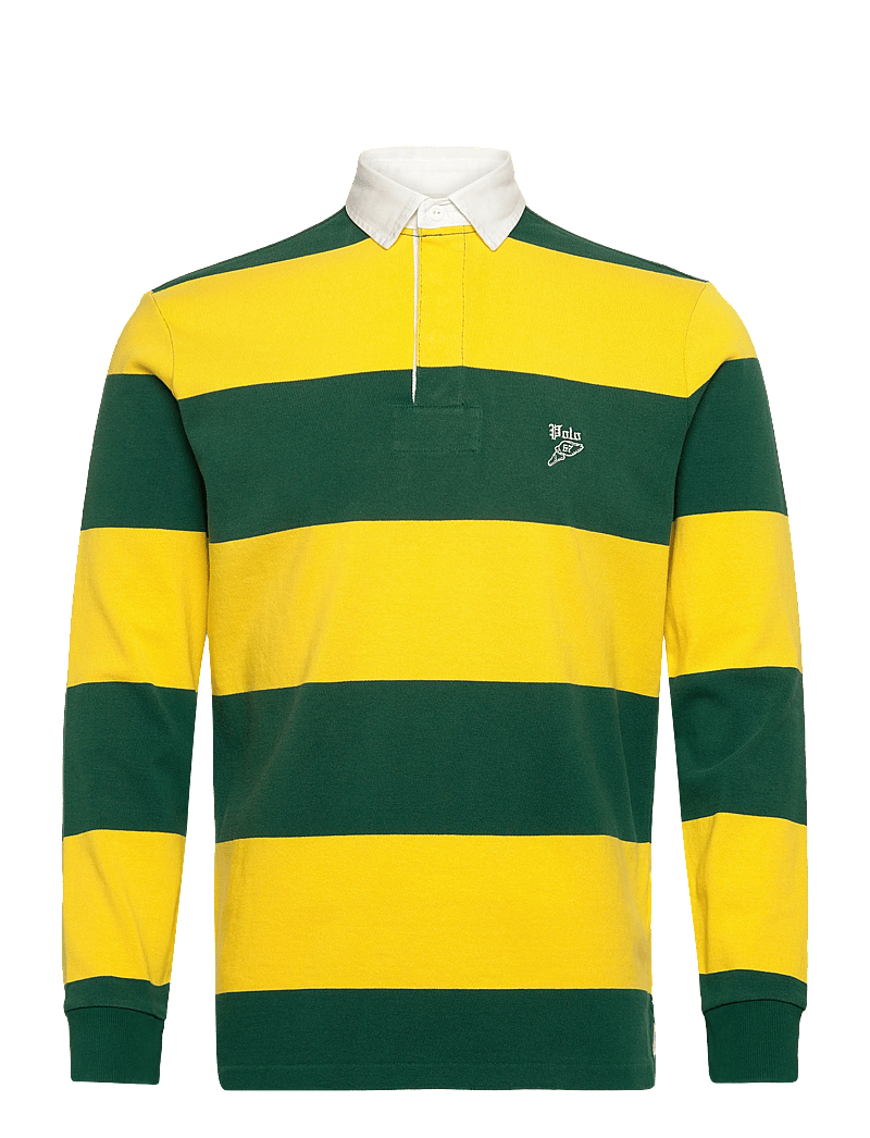 Polo Ralph Lauren - Classic Fit Embroidered Rugby Shirt - langærmede poloer - hunter green/athl - 0
