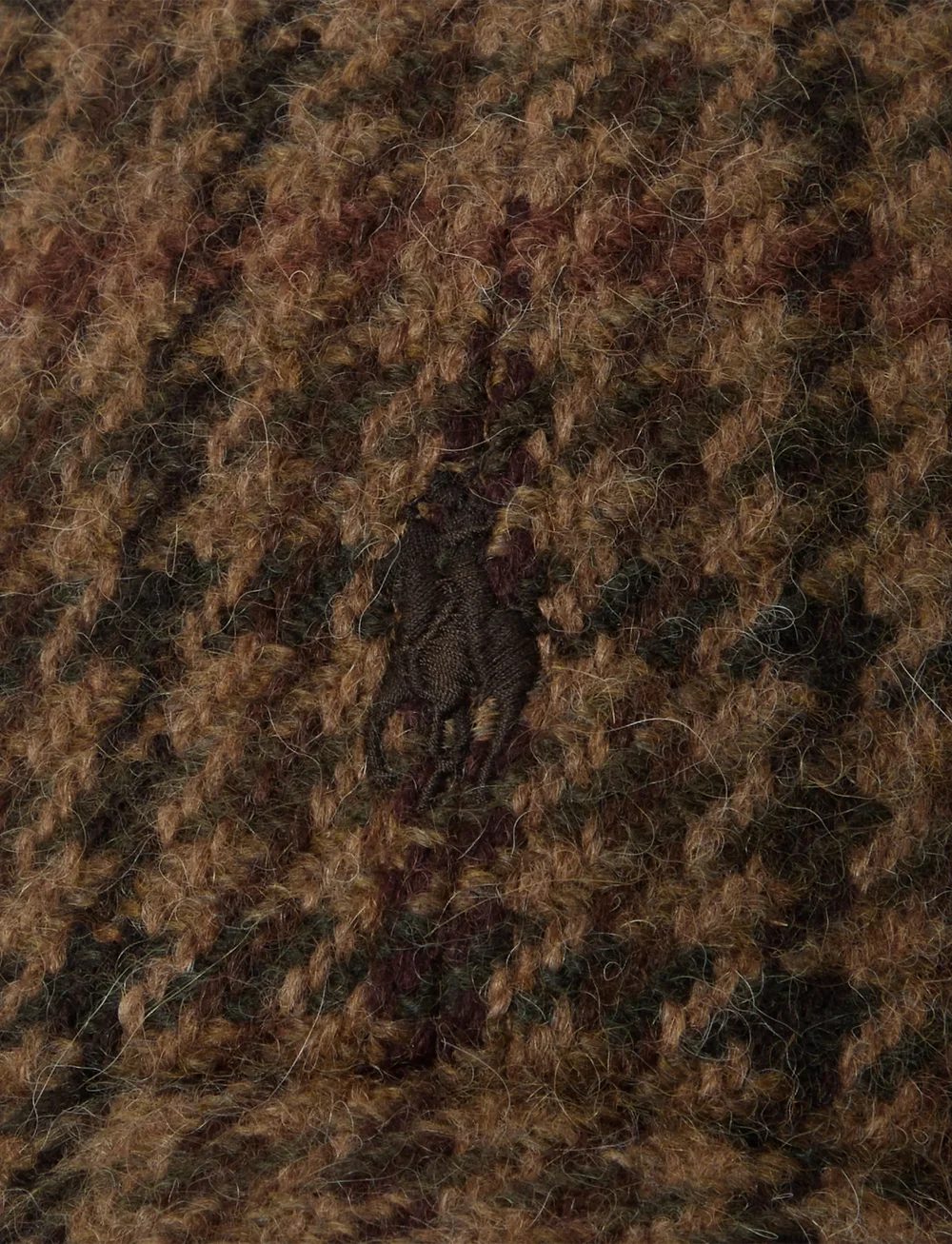 Polo Ralph Lauren - Checked Wool Tweed Ball Cap - mössor & kepsar - wool multi - 2