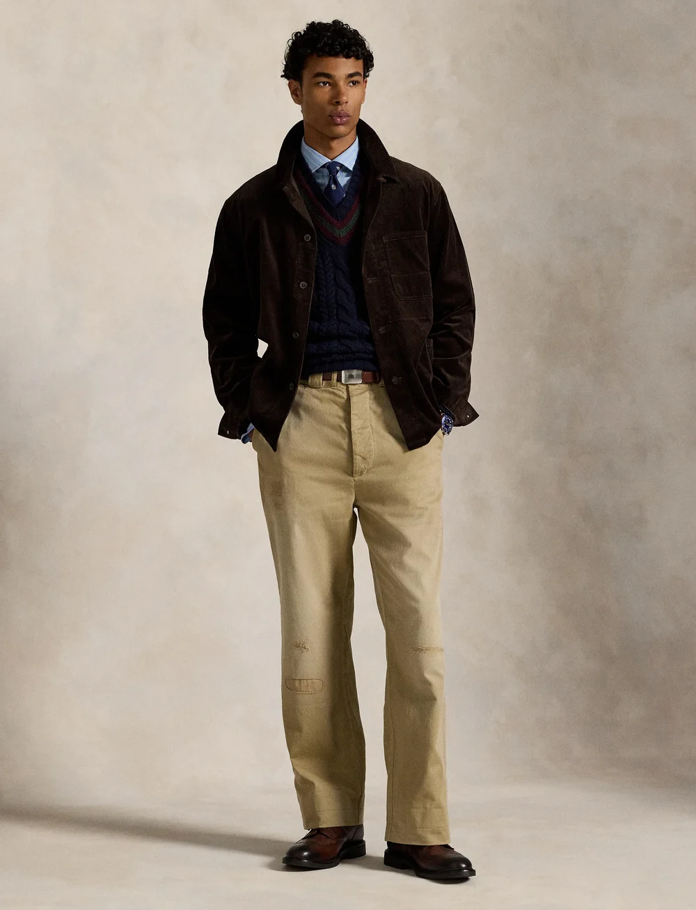 Polo Ralph Lauren - Corduroy Utility Jacket - windjassen - madison brown x - 0