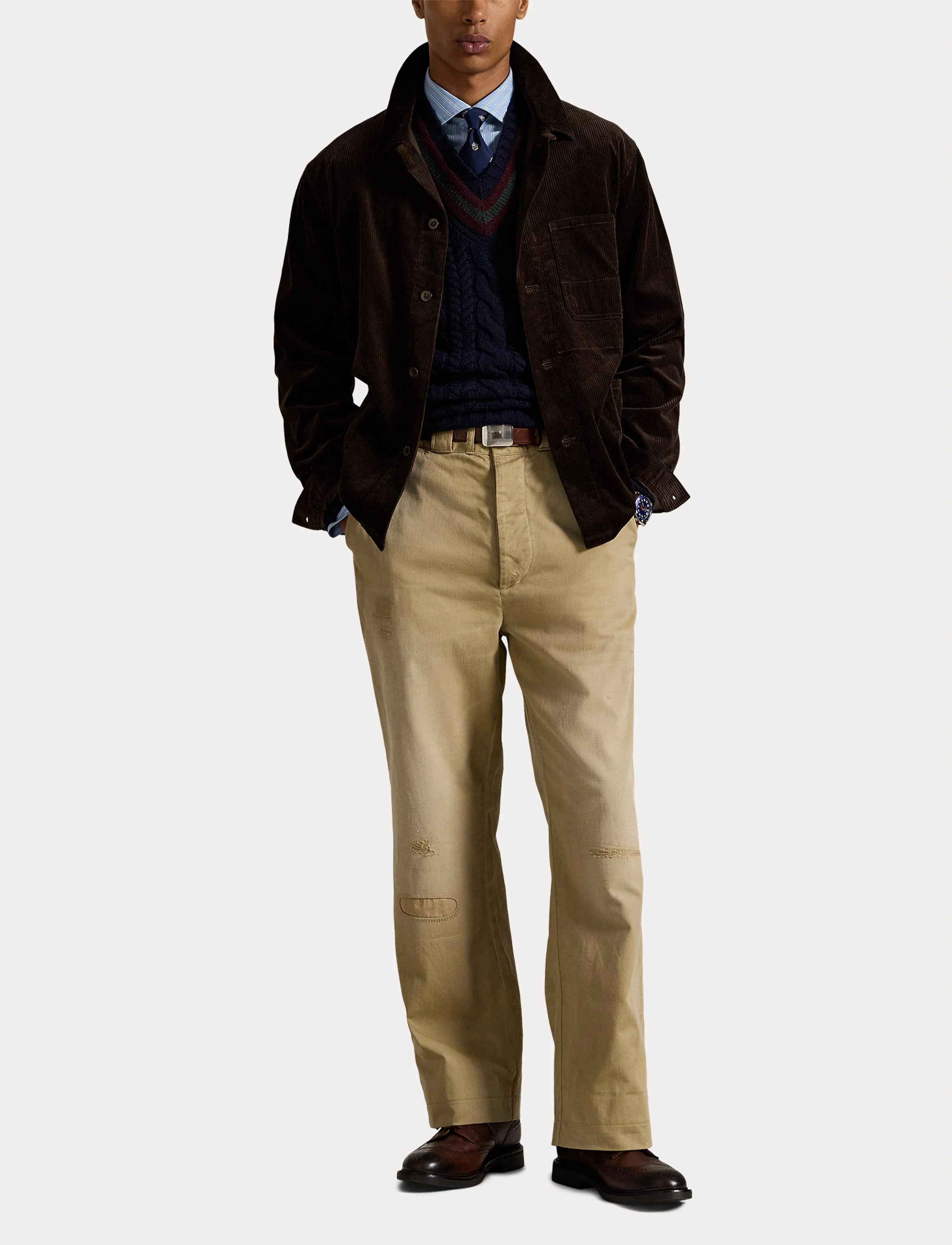 Polo Ralph Lauren - Corduroy Utility Jacket - madison brown x - 4