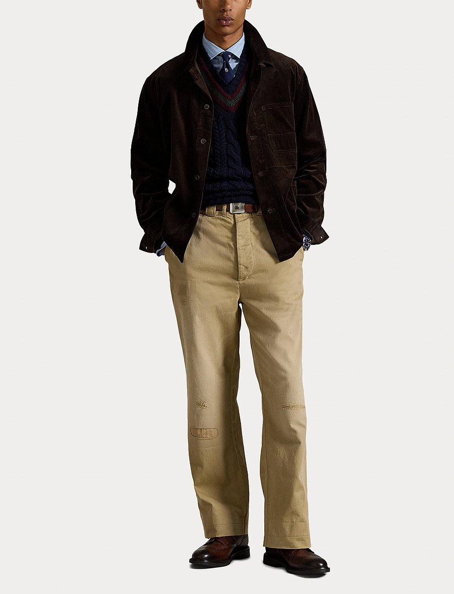 Polo Ralph Lauren - Corduroy Utility Jacket - madison brown x - 4