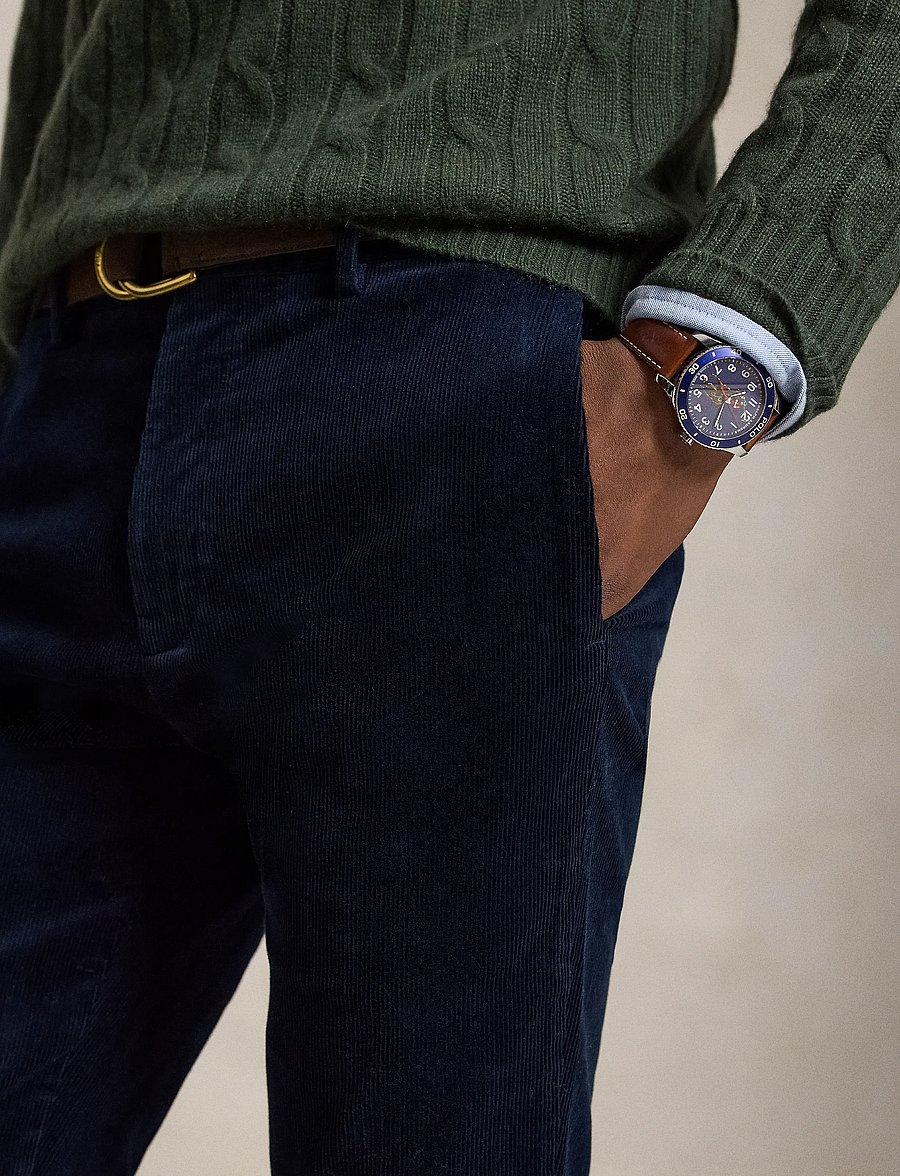 Polo Ralph Lauren - Andover Slim Fit Stretch Corduroy Pant - freizeithosen - aviator navy - 5