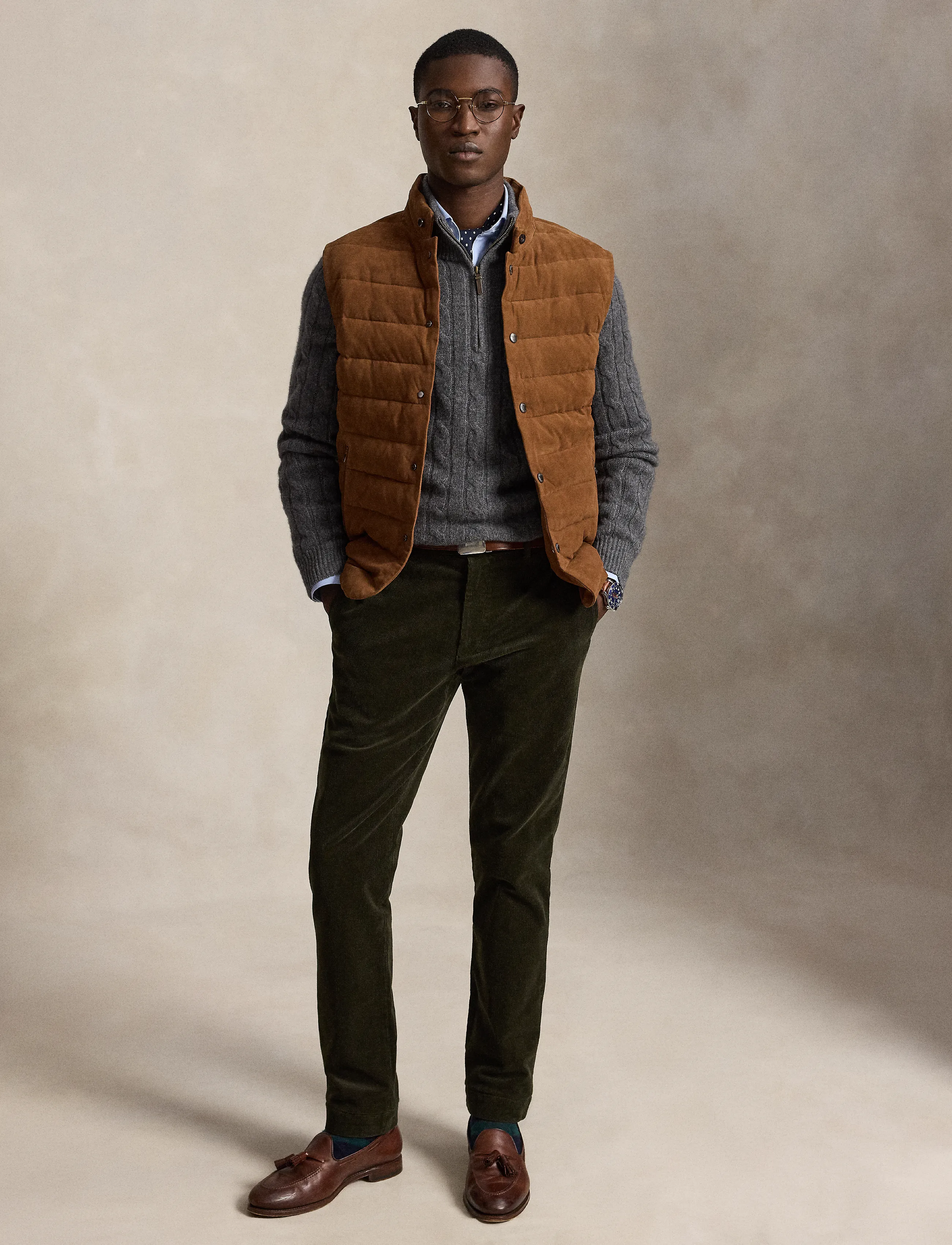 Andover Slim Fit Stretch Corduroy Pant