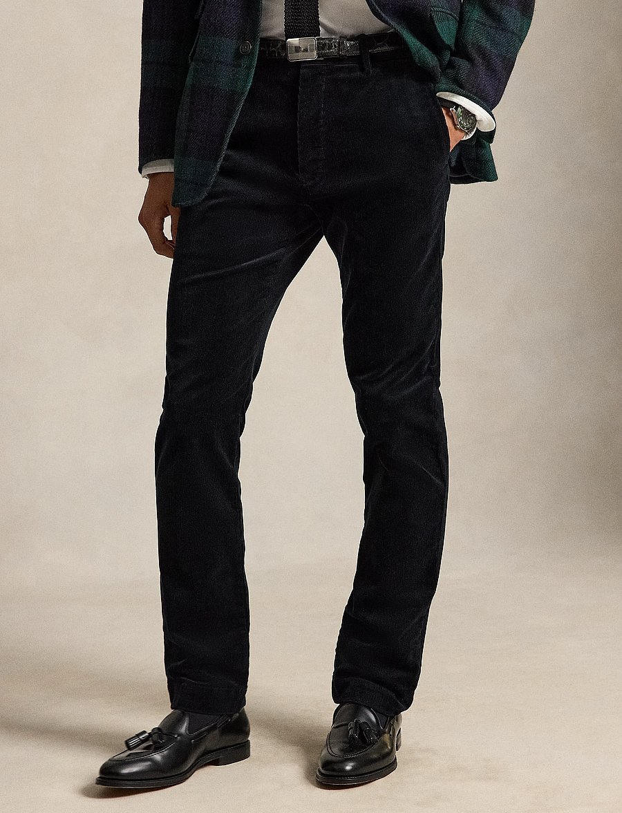 Polo Ralph Lauren - Andover Slim Fit Stretch Corduroy Pant - freizeithosen - polo black - 4