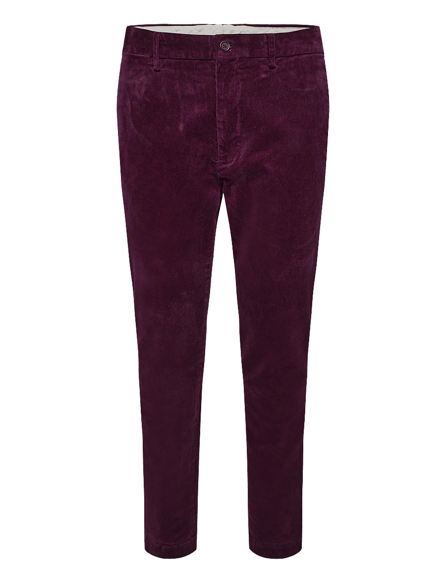 Polo Ralph Lauren - Andover Slim Fit Stretch Corduroy Pant - freizeithosen - ruby - 1