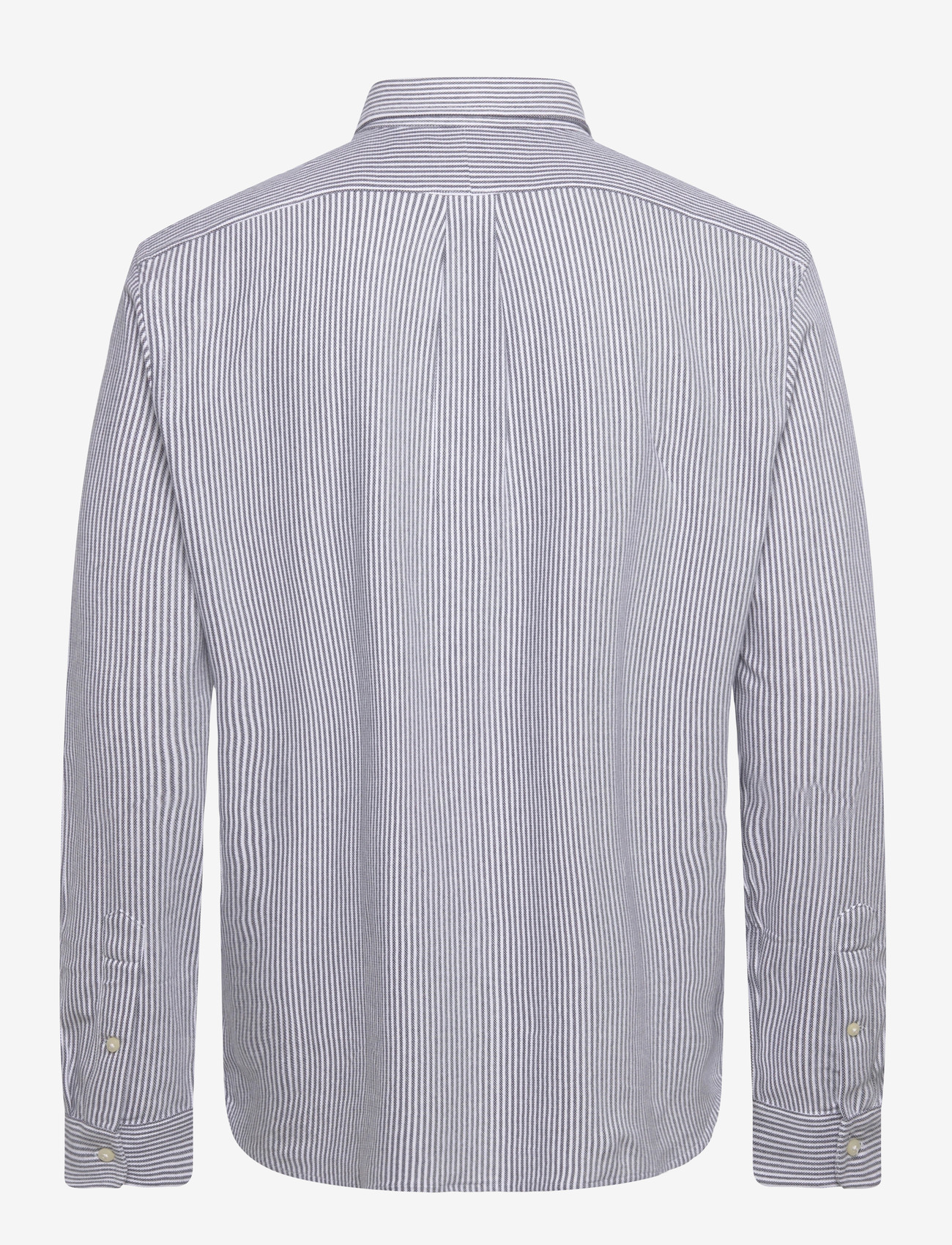 Polo Ralph Lauren - Striped Knit Oxford Shirt - newport navy/whit - 1