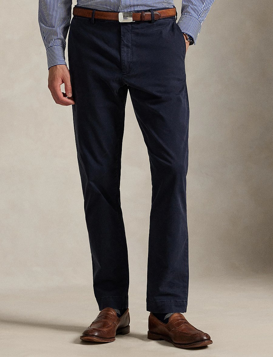 Polo Ralph Lauren - Jarrett Slim Fit Sateen Pant - chinos - aviator navy - 0