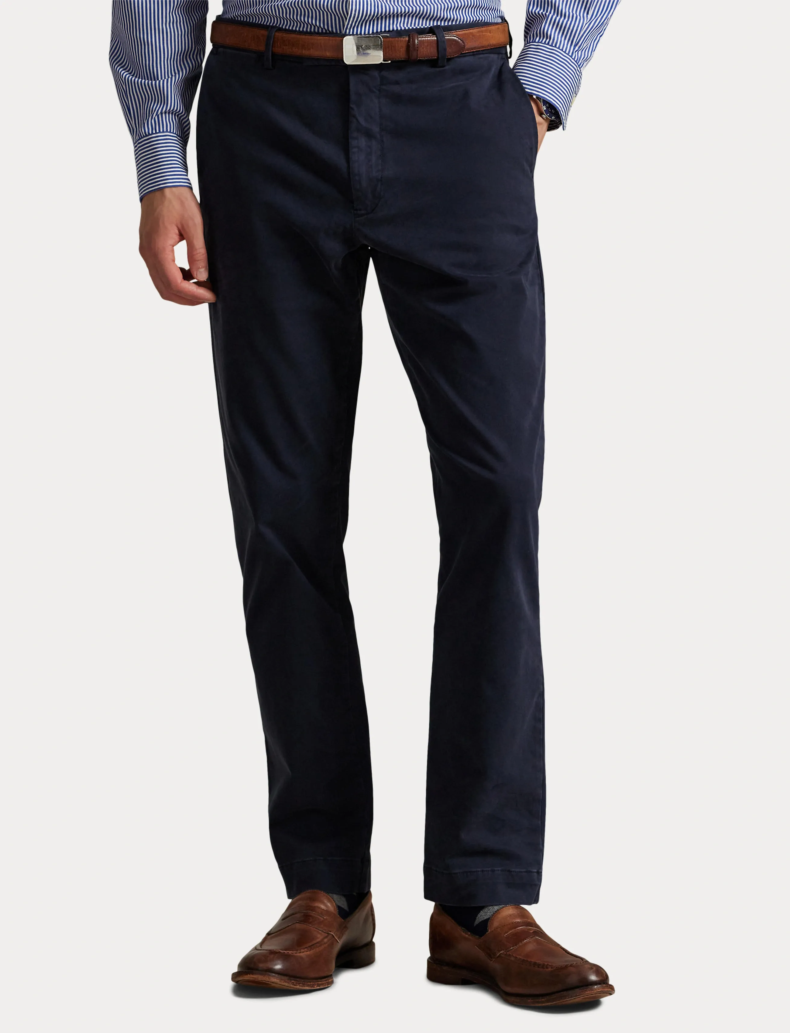 Polo Ralph Lauren - Jarrett Slim Fit Sateen Pant - pantalons chino - aviator navy - 5