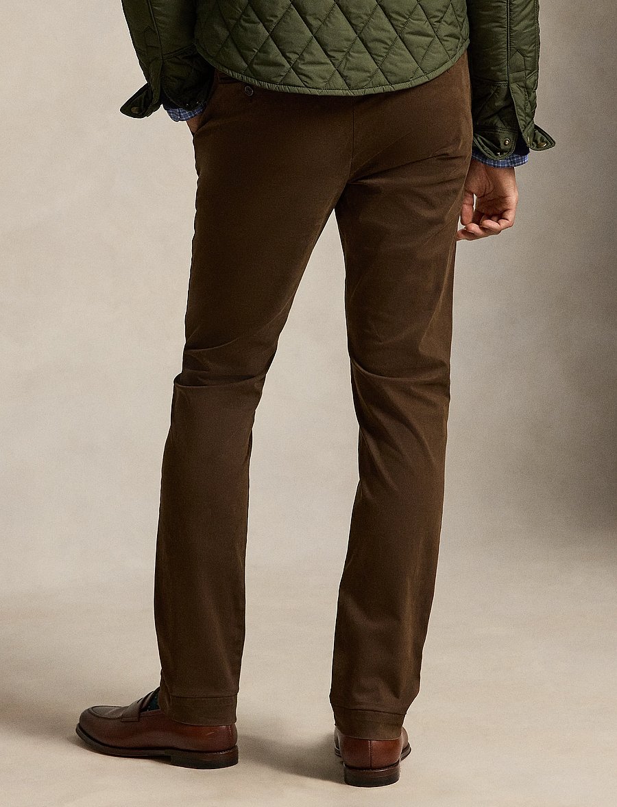 Polo Ralph Lauren - Jarrett Slim Fit Sateen Pant - chinos - dark brown - 3