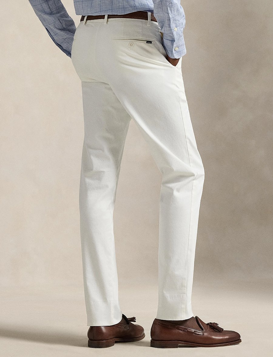Polo Ralph Lauren - Jarrett Slim Fit Sateen Pant - chinos - deckwash white - 3