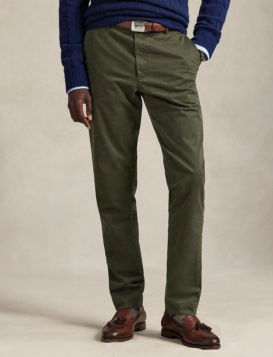 Polo Ralph Lauren - Jarrett Slim Fit Sateen Pant - chinos - estate olive - 0