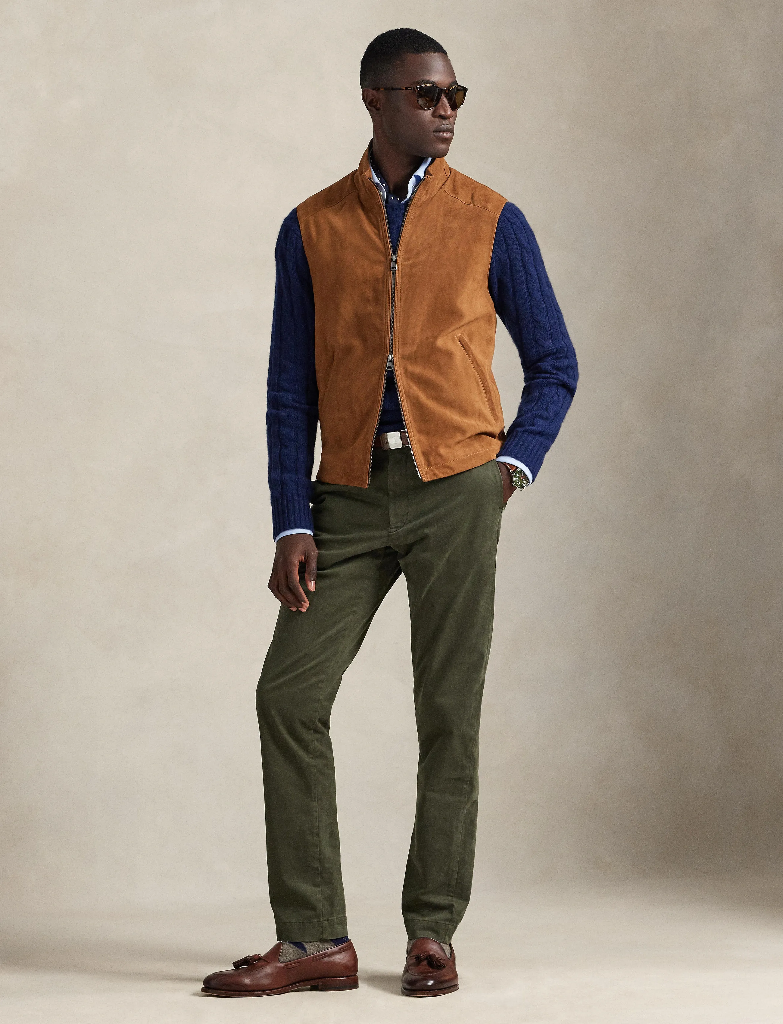 Polo Ralph Lauren - Jarrett Slim Fit Sateen Pant - chinos - estate olive - 3
