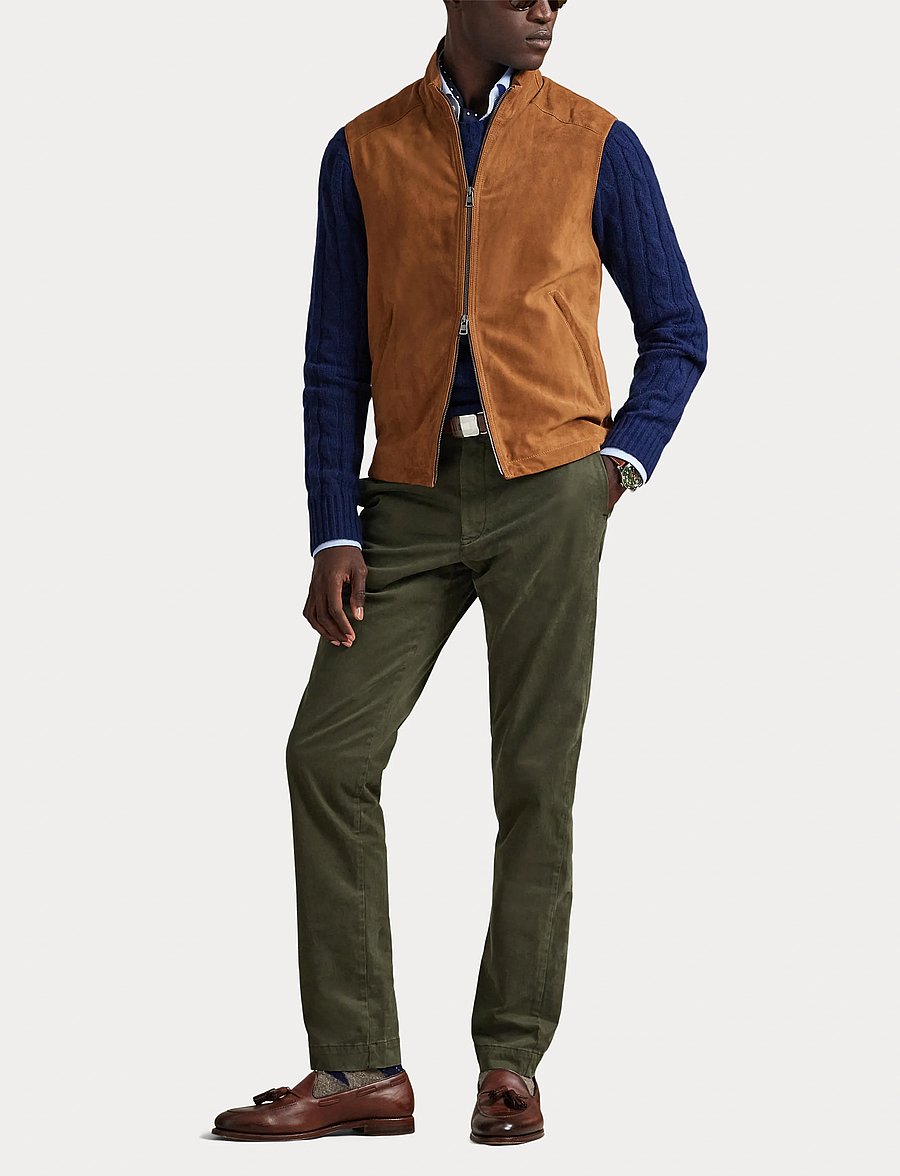 Polo Ralph Lauren - Jarrett Slim Fit Sateen Pant - chinos - estate olive - 4