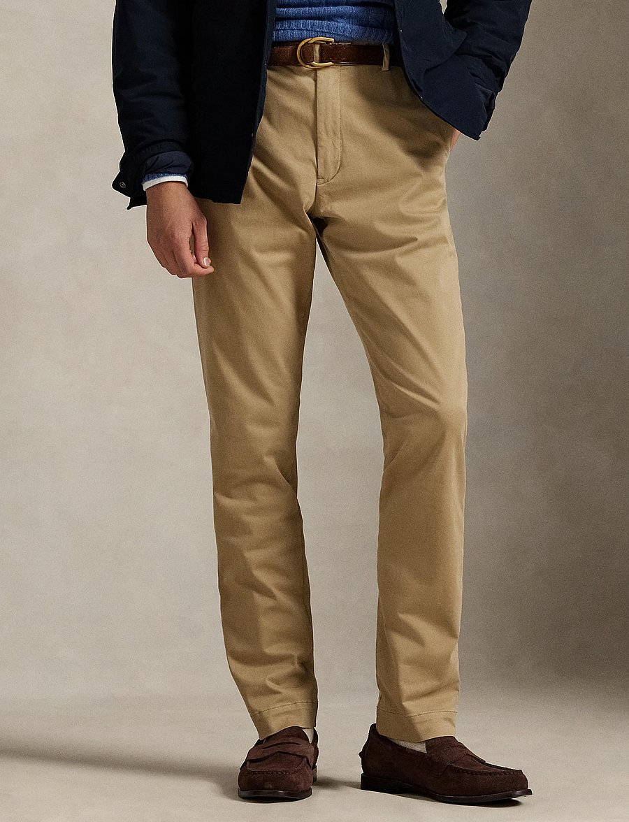 Polo Ralph Lauren - Jarrett Slim Fit Sateen Pant - chinos - khaki hill - 0