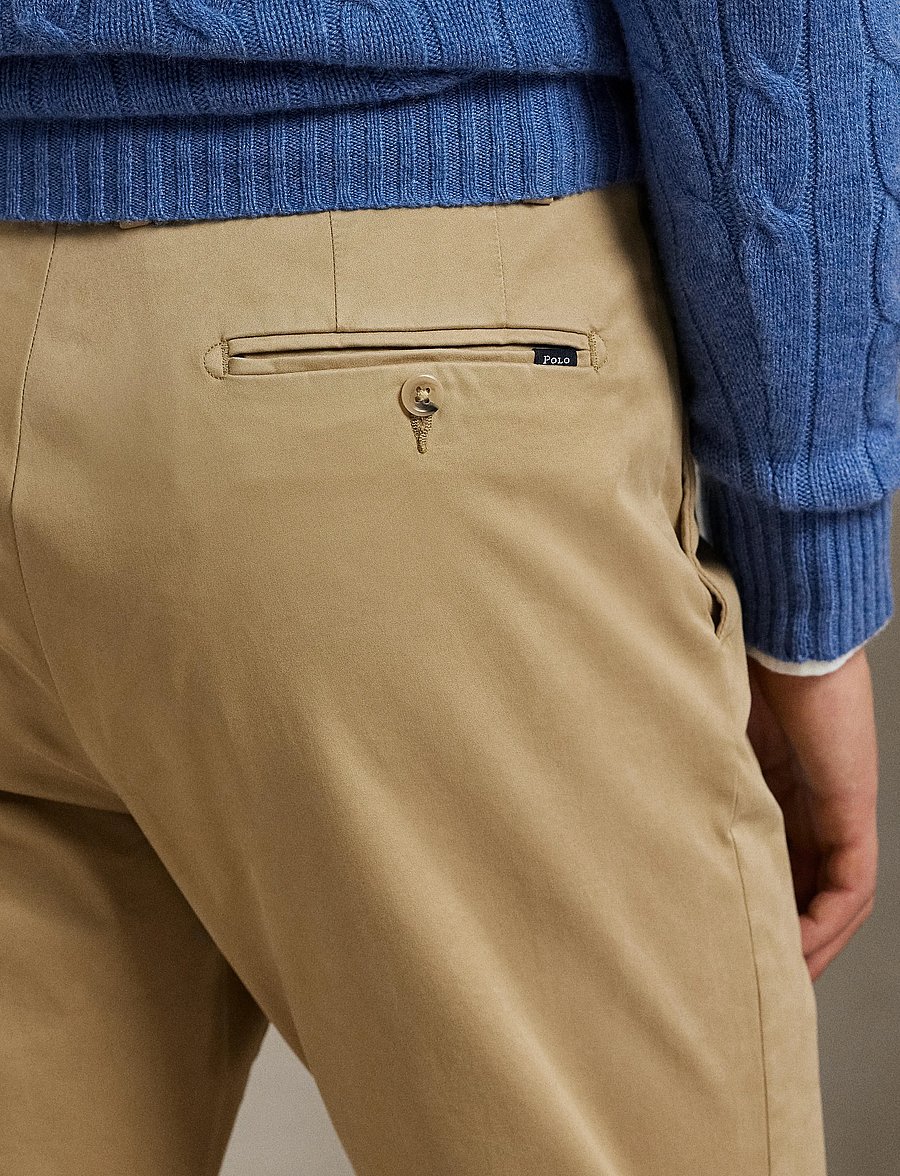 Polo Ralph Lauren - Jarrett Slim Fit Sateen Pant - chinos - khaki hill - 4