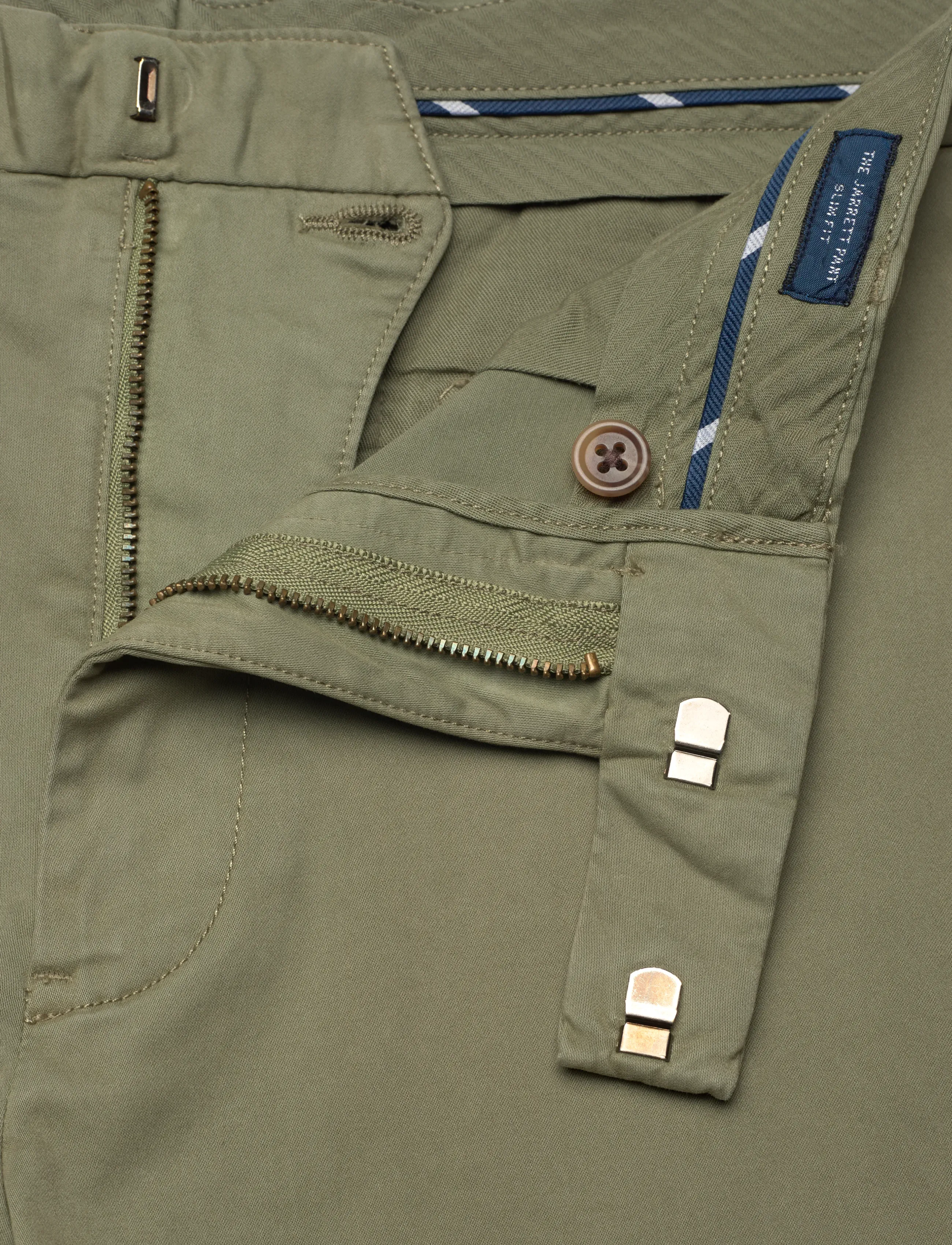 Polo Ralph Lauren - Jarrett Slim Fit Sateen Pant - chinos - sage green - 4