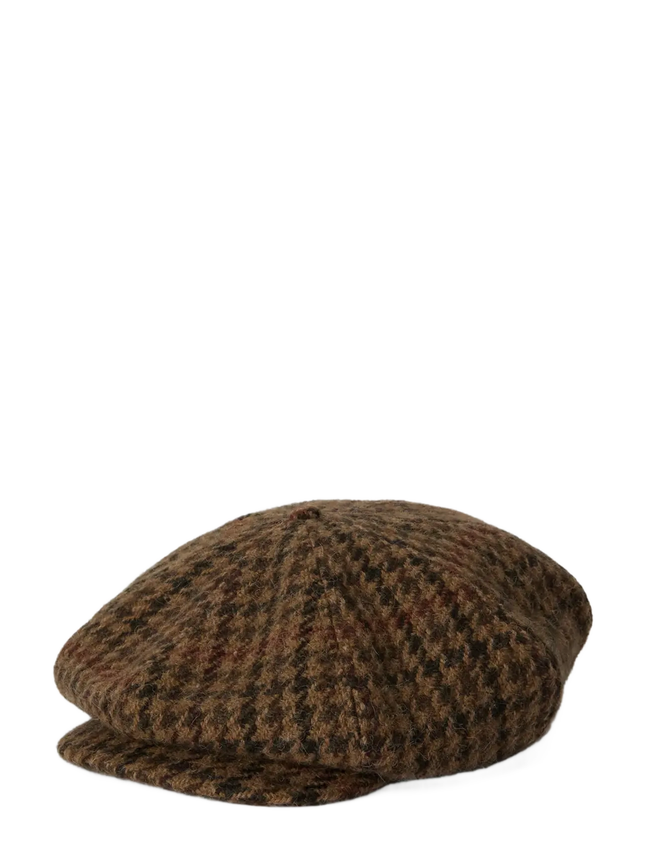 Polo Ralph Lauren Houndstooth Wool Tweed Newsboy Cap - Ralph Lauren - LODEN MULTI / brown