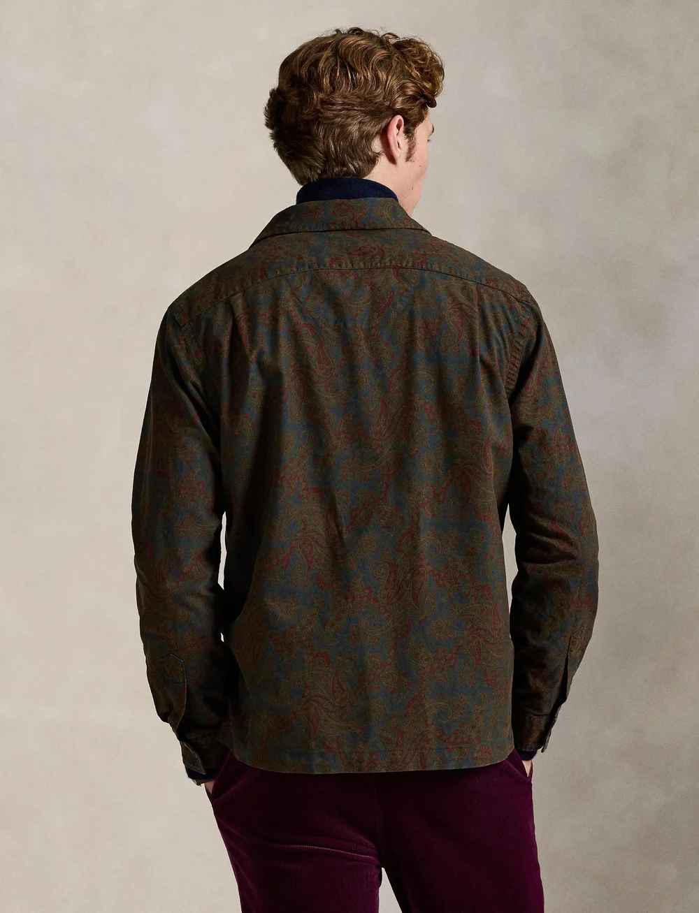 Polo Ralph Lauren - Paisley-Print Oxford Overshirt - basic-hemden - 6960 chesterton p - 2