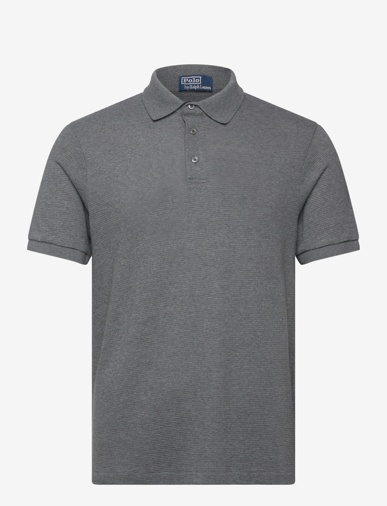 Polo Ralph Lauren - Standard Fit Textured Polo Shirt - kortärmade pikéer - fortress grey hea - 0