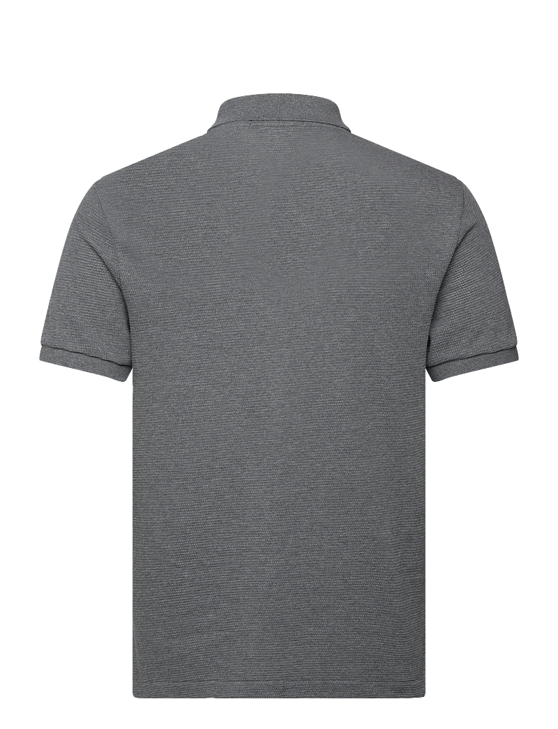 Polo Ralph Lauren - Standard Fit Textured Polo Shirt - kortärmade pikéer - fortress grey hea - 1