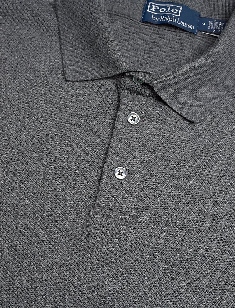 Polo Ralph Lauren - Standard Fit Textured Polo Shirt - kortärmade pikéer - fortress grey hea - 2