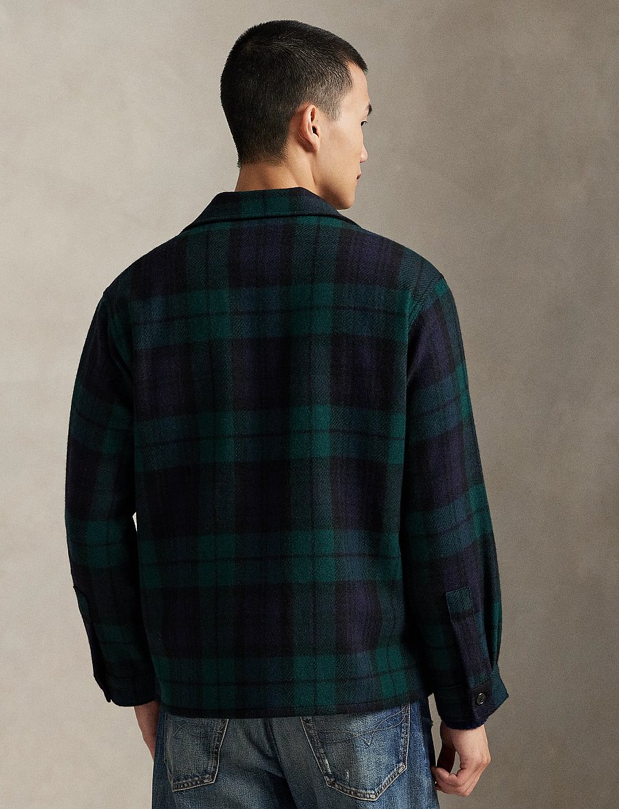 Polo Ralph Lauren - Plaid Wool-Alpaca Tweed Overshirt - 7018 large tartan - 2