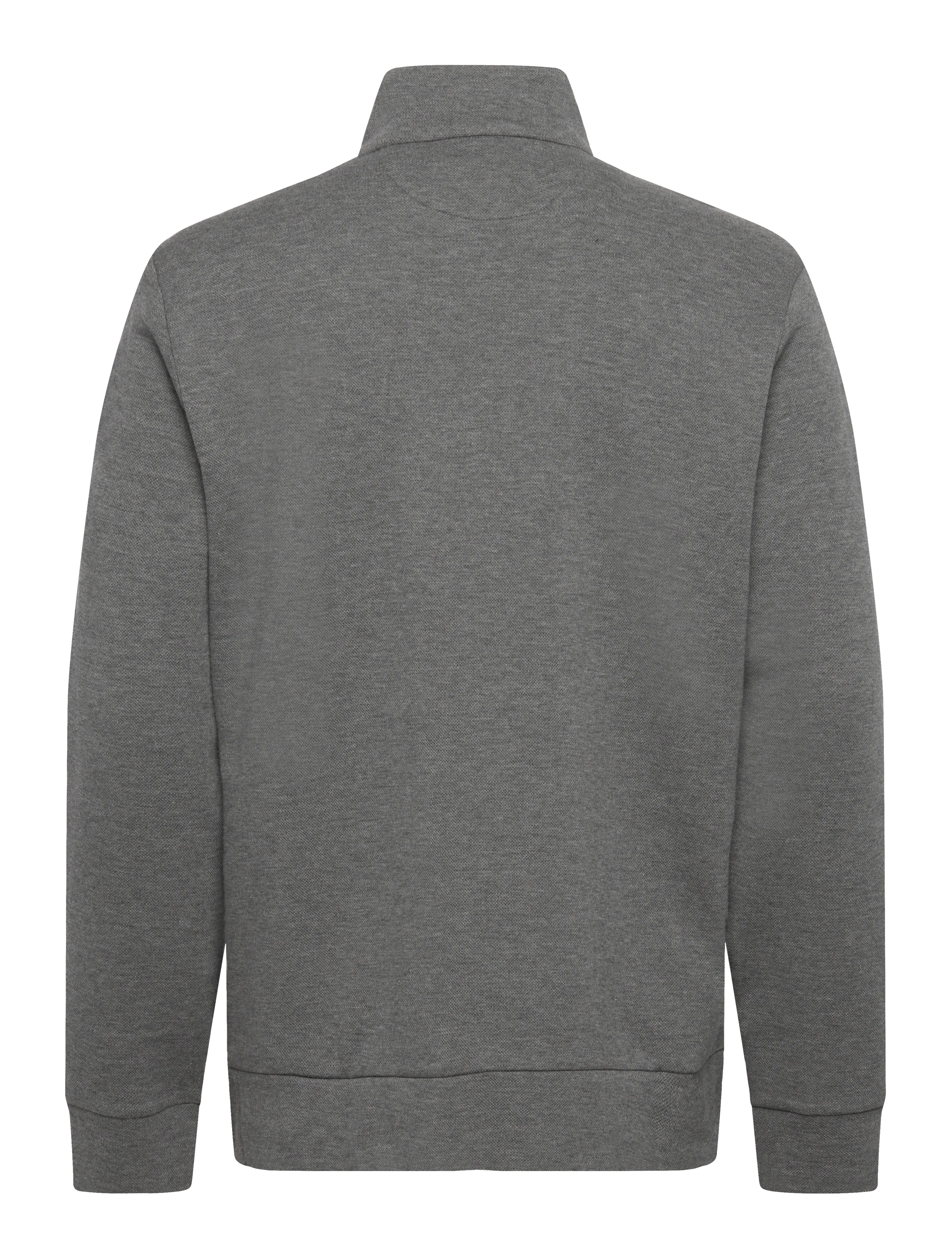 Polo Ralph Lauren - Double-Knit Mesh Quarter-Zip Pullover - fortress grey hea - 1