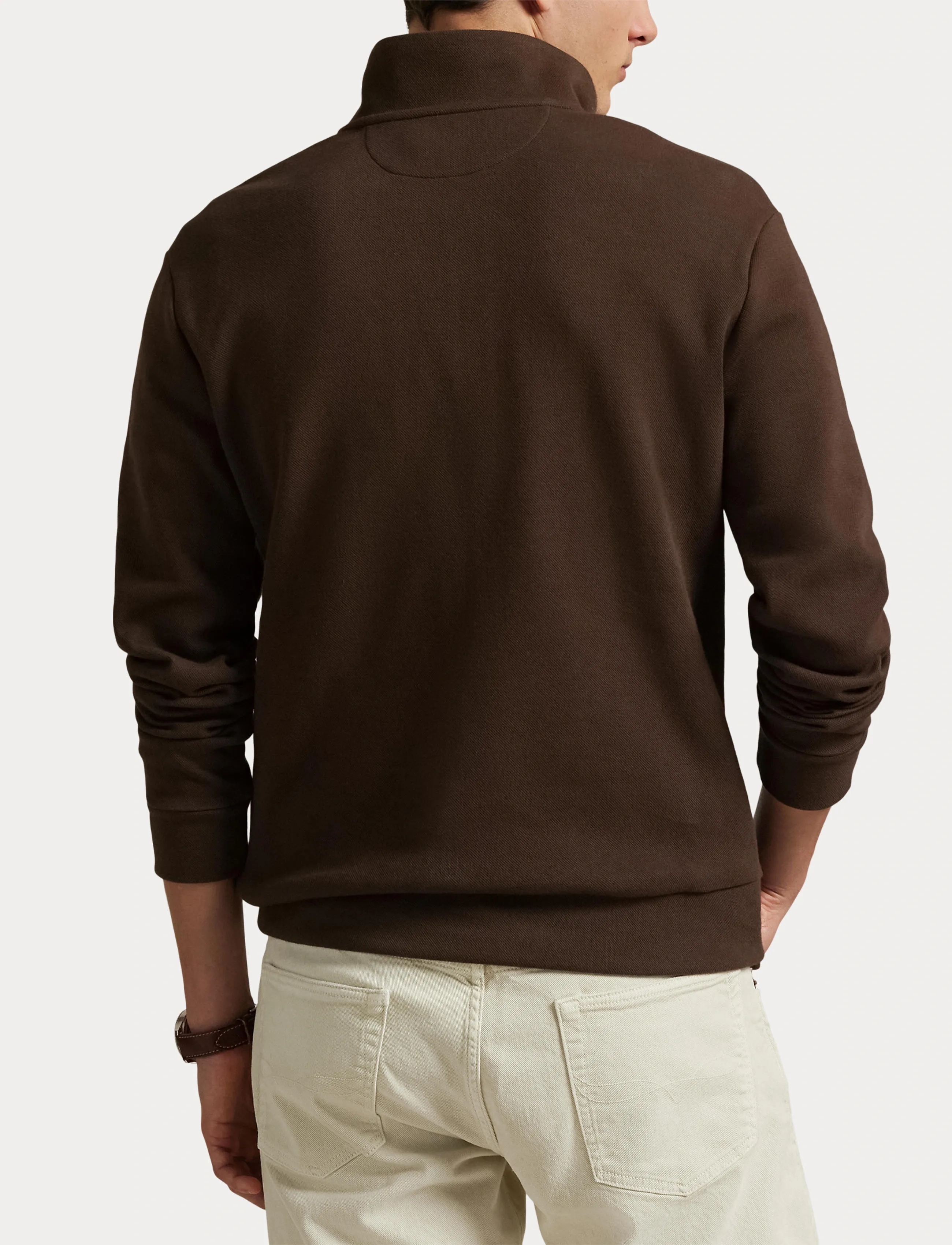 Polo Ralph Lauren Double-knit Mesh Quarter-zip Pullover