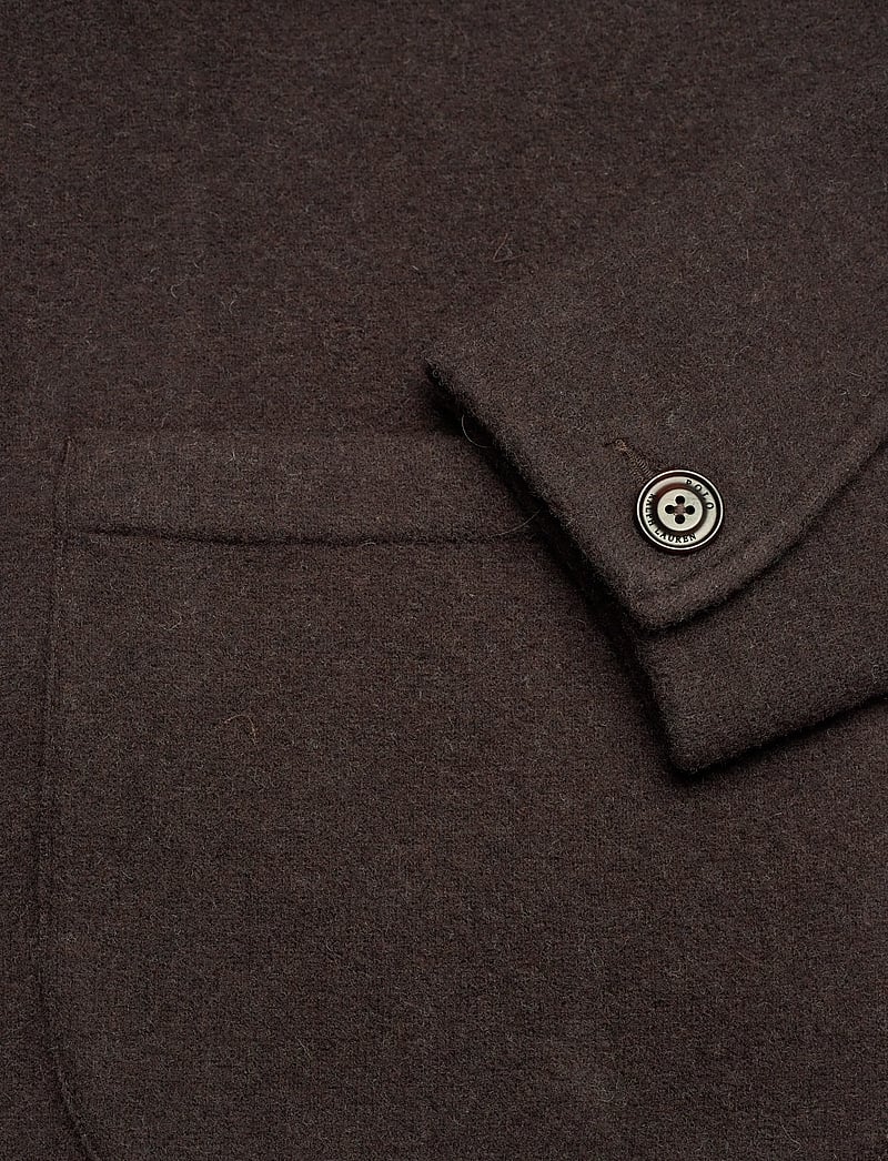 Polo Ralph Lauren - Wool-Blend Utility Shirt Jacket - vinterjakker - dark brown heathe - 3