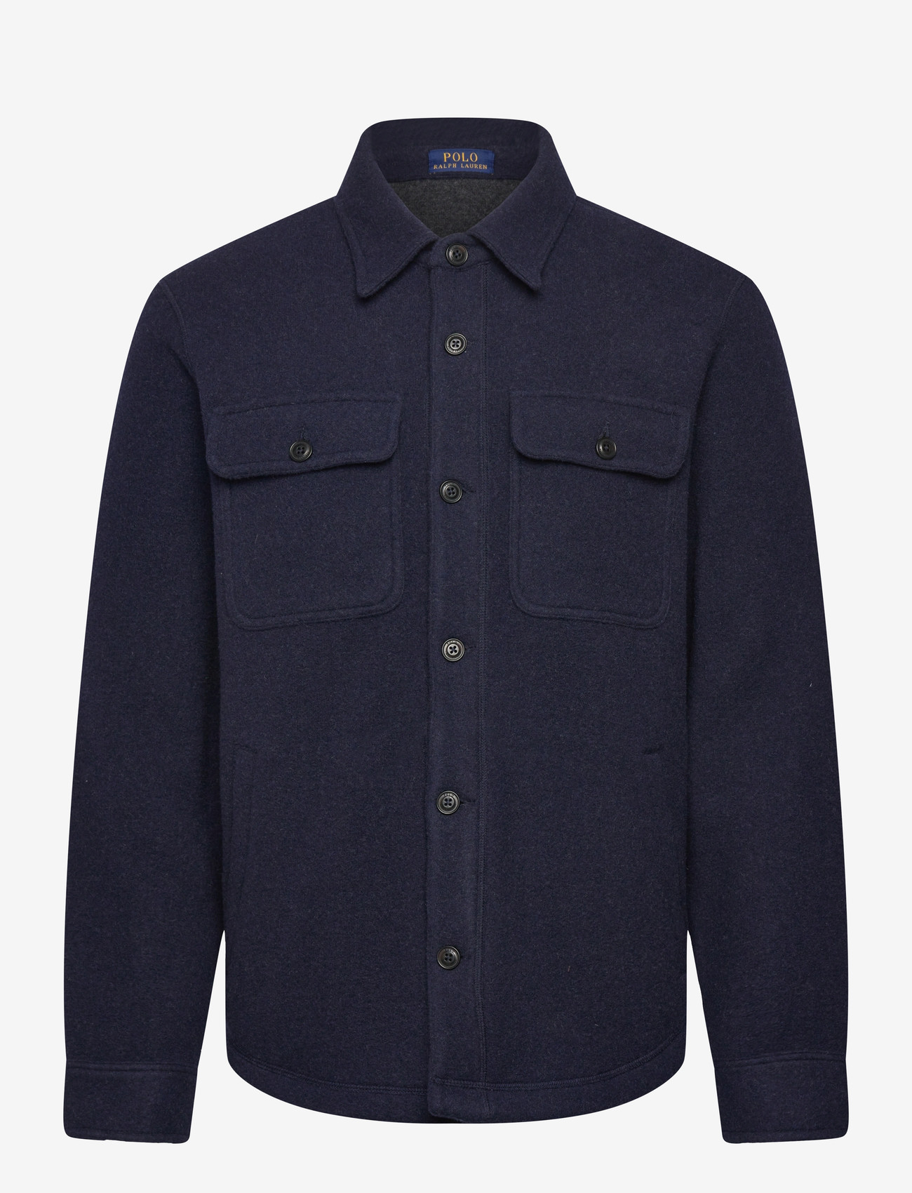 Polo Ralph Lauren - Double-Faced Wool-Blend Shirt Jacket - shop efter anledning - worth navy htr/dr - 0