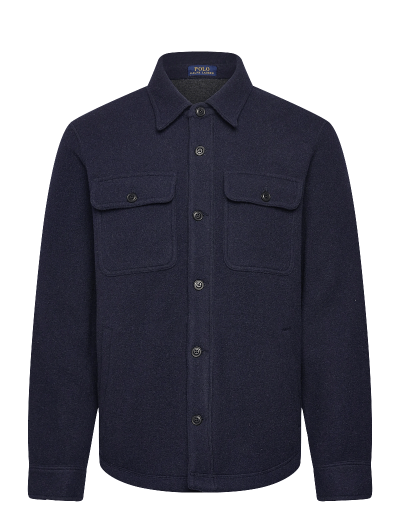 Polo Ralph Lauren - Double-Faced Wool-Blend Shirt Jacket - shop efter anledning - worth navy htr/dr - 0