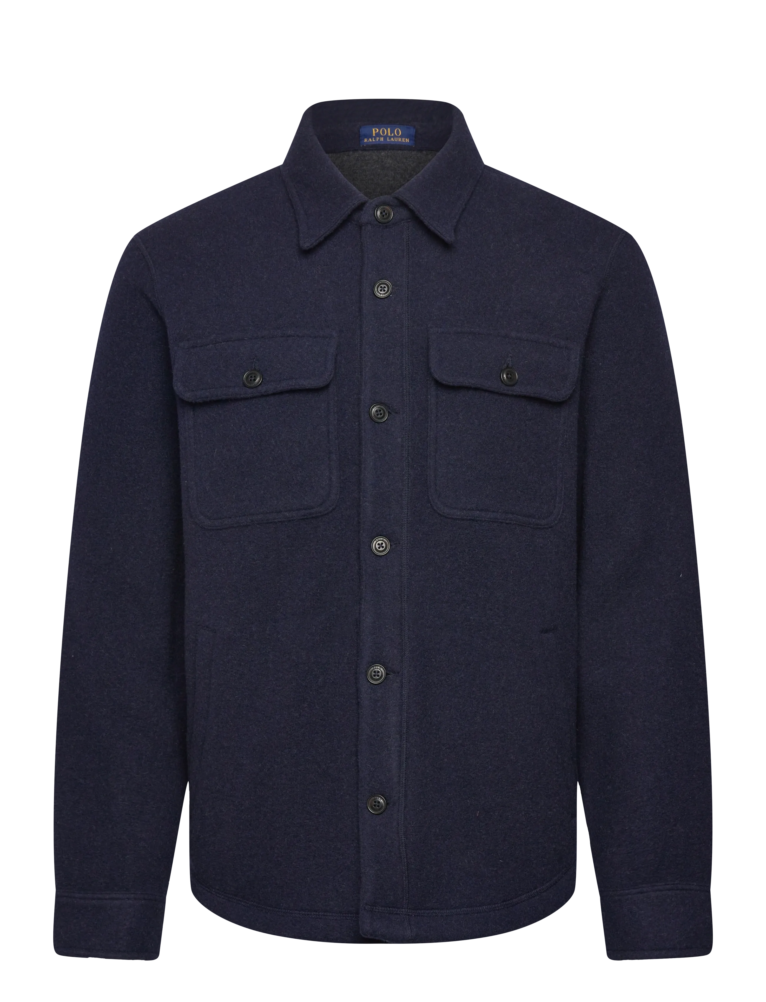 Polo Ralph Lauren Double-Faced Wool-Blend Shirt Jacket - Deals - WORTH NAVY HTR/DR / navy