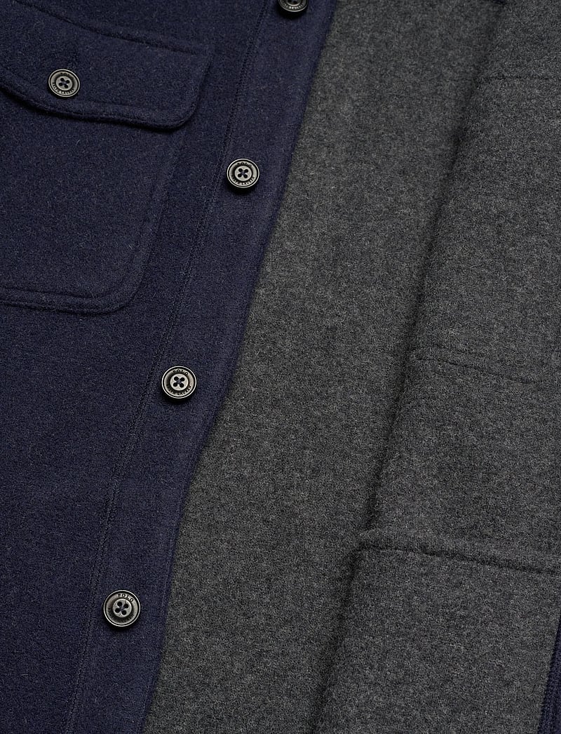 Polo Ralph Lauren - Double-Faced Wool-Blend Shirt Jacket - shop efter anledning - worth navy htr/dr - 4