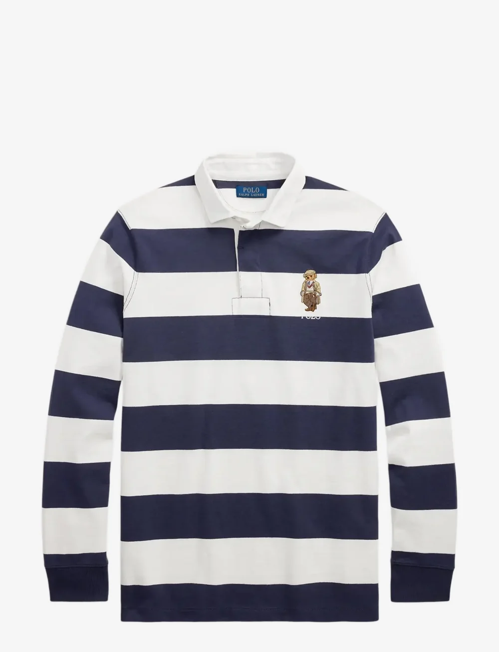 Polo Ralph Lauren - Classic Fit Polo Bear Rugby Shirt - langærmede poloer - fa25 fad blu/dckw - 1