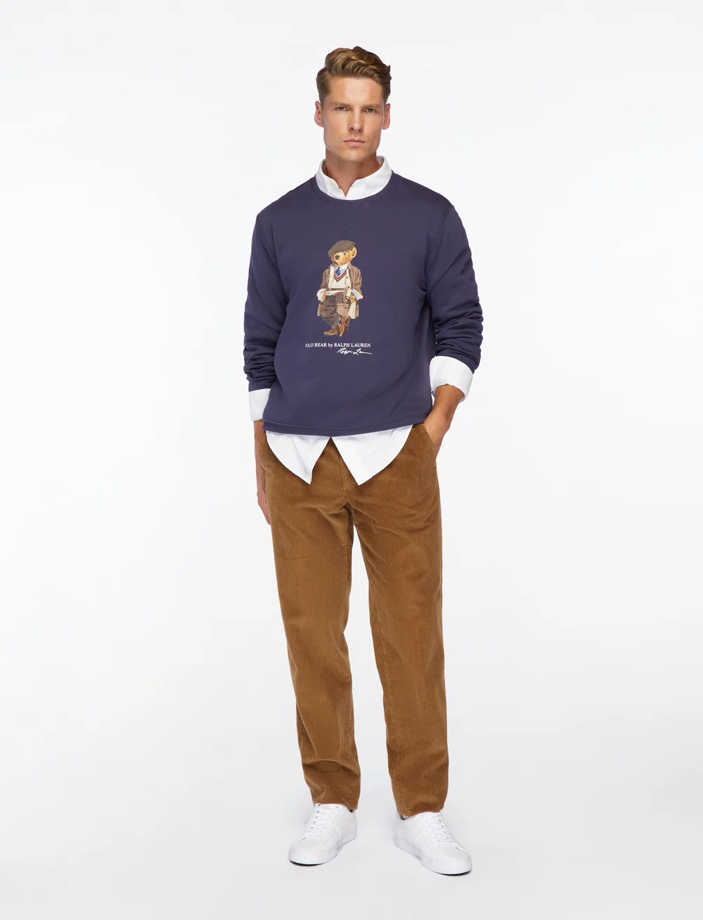 Polo Ralph Lauren - Polo Bear Fleece Sweatshirt - nach anlass kaufen - fa25 faded blue h - 3