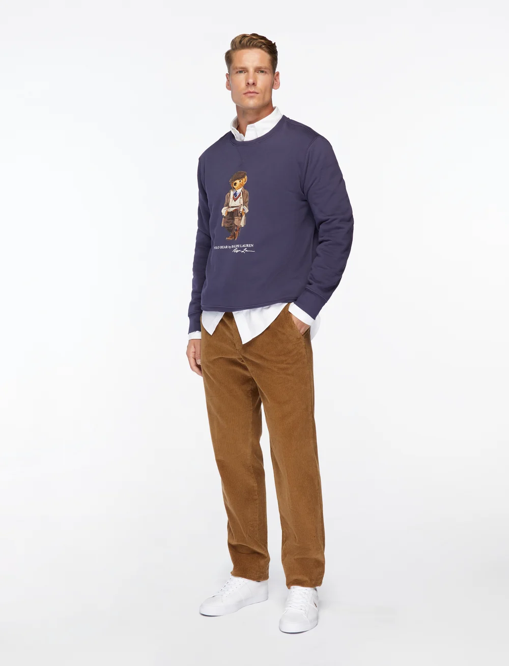 Polo Ralph Lauren - Polo Bear Fleece Sweatshirt - nach anlass kaufen - fa25 faded blue h - 4