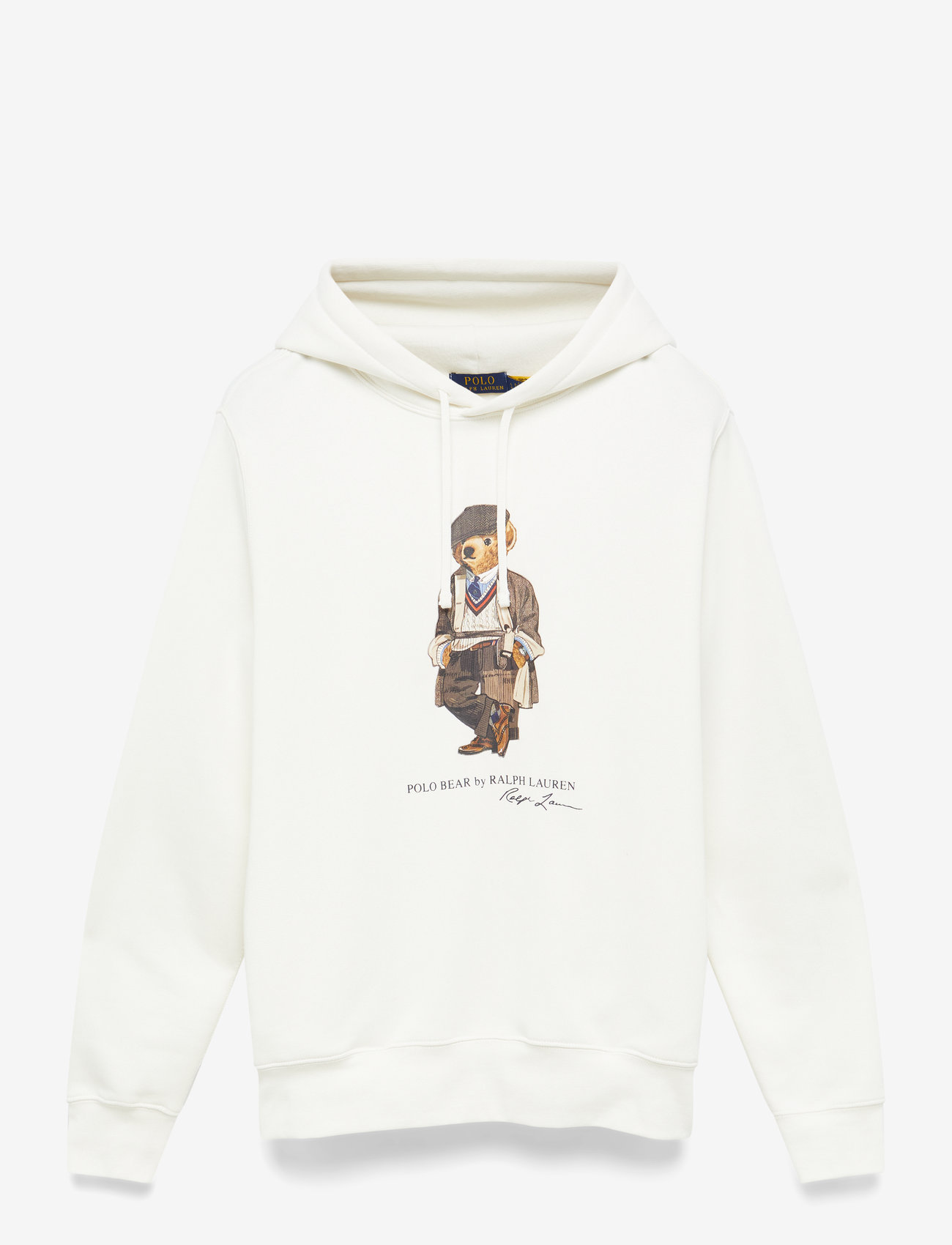 Polo Ralph Lauren - Polo Bear Fleece Hoodie - hættetrøjer - fa25 deckwash whi - 2