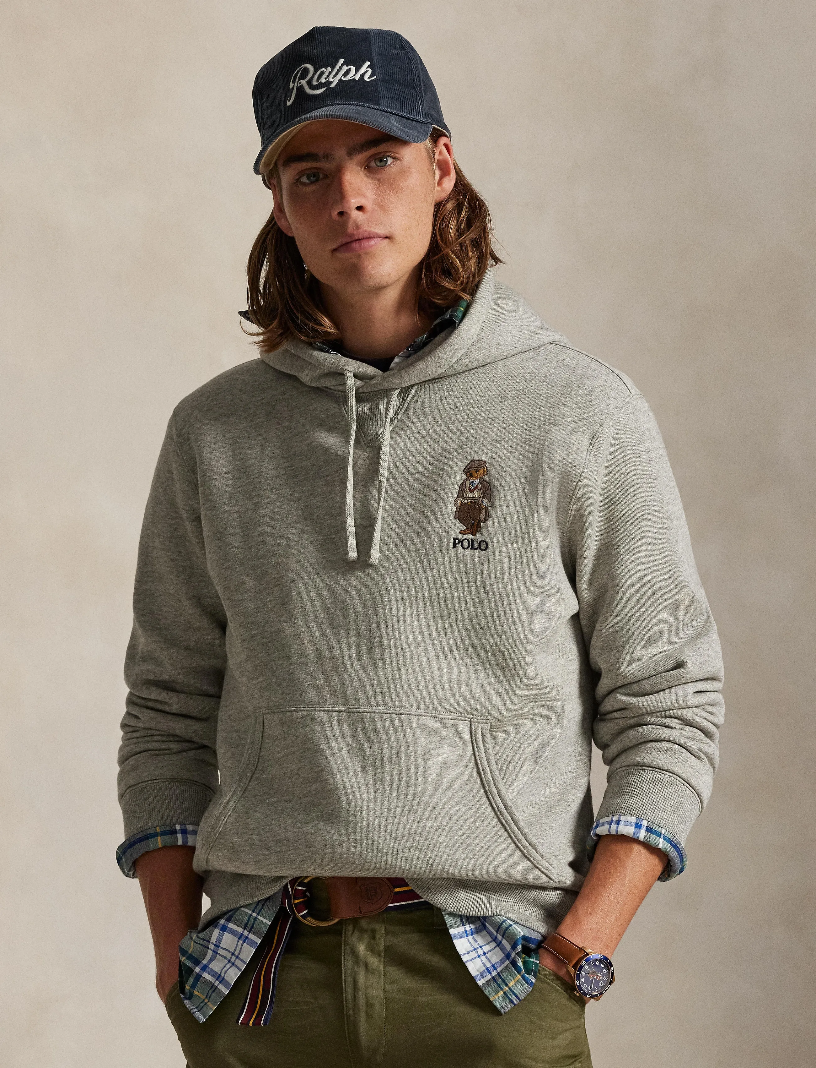 Polo Ralph Lauren - Polo Bear Fleece Hoodie - fa25 loft heather - 3