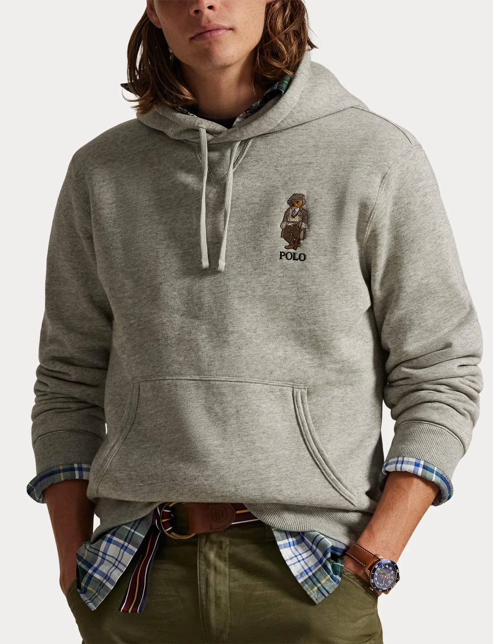 Polo Ralph Lauren - SEASONAL FLEECE-LSL-SWS - hættetrøjer - fa25 loft heather - 5