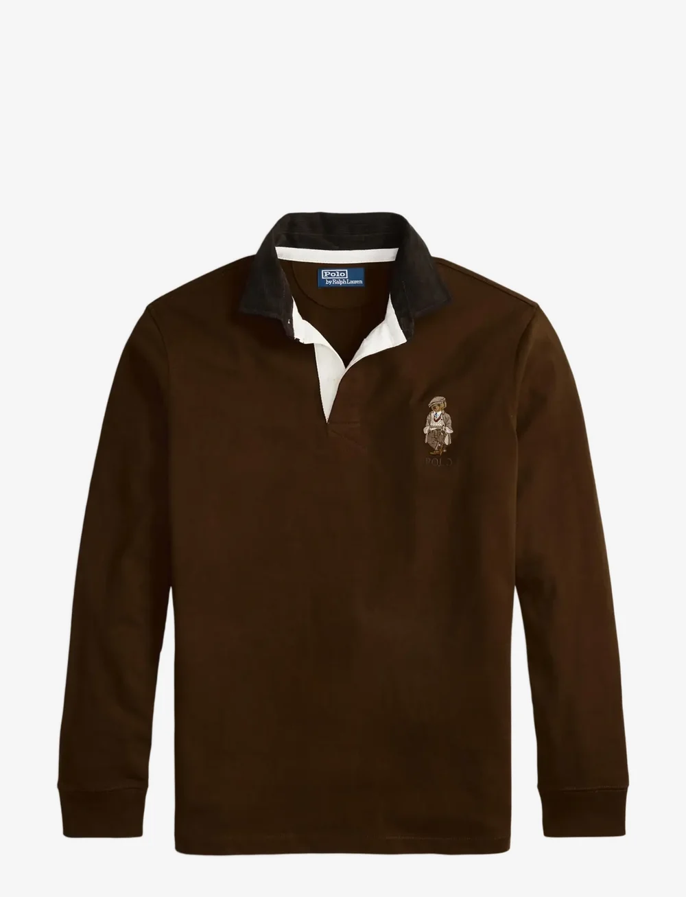 Polo Ralph Lauren - Classic Fit Polo Bear Rugby Shirt - långärmade pikéer - fa25 branch brown - 1