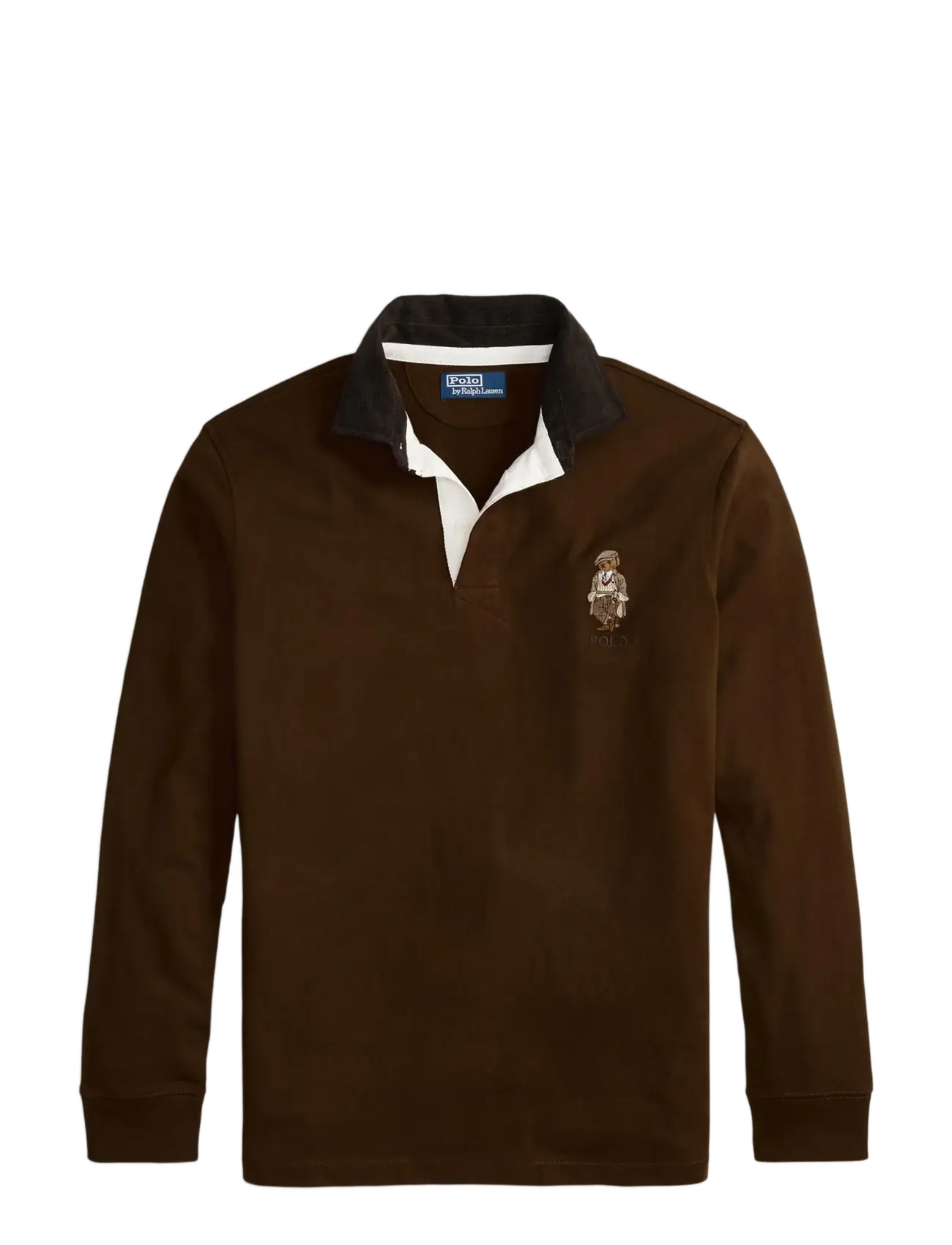 Polo Ralph Lauren - Classic Fit Polo Bear Rugby Shirt - fa25 branch brown - 1