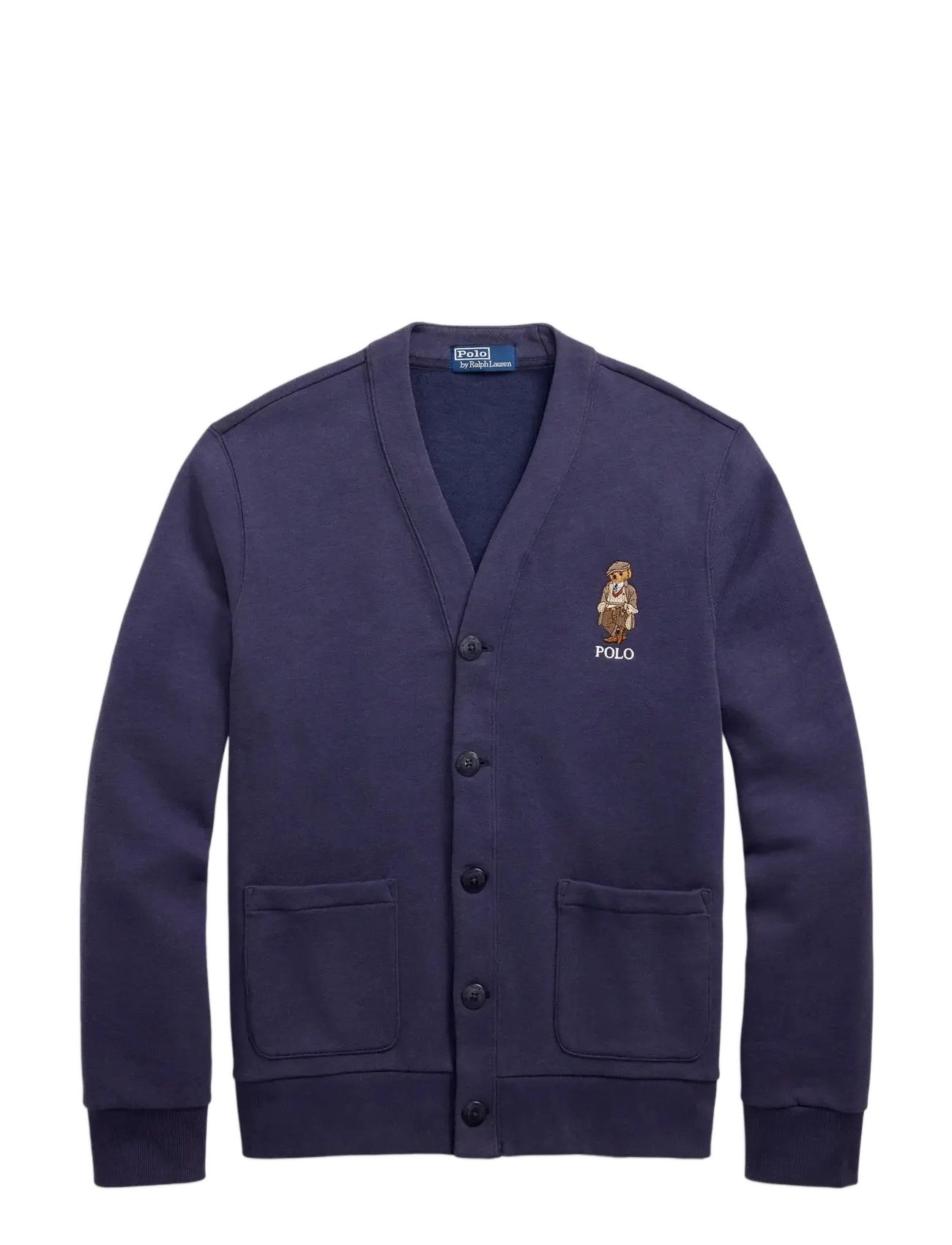 Polo Ralph Lauren - Polo Bear Fleece Cardigan - fa25 faded blue h - 1